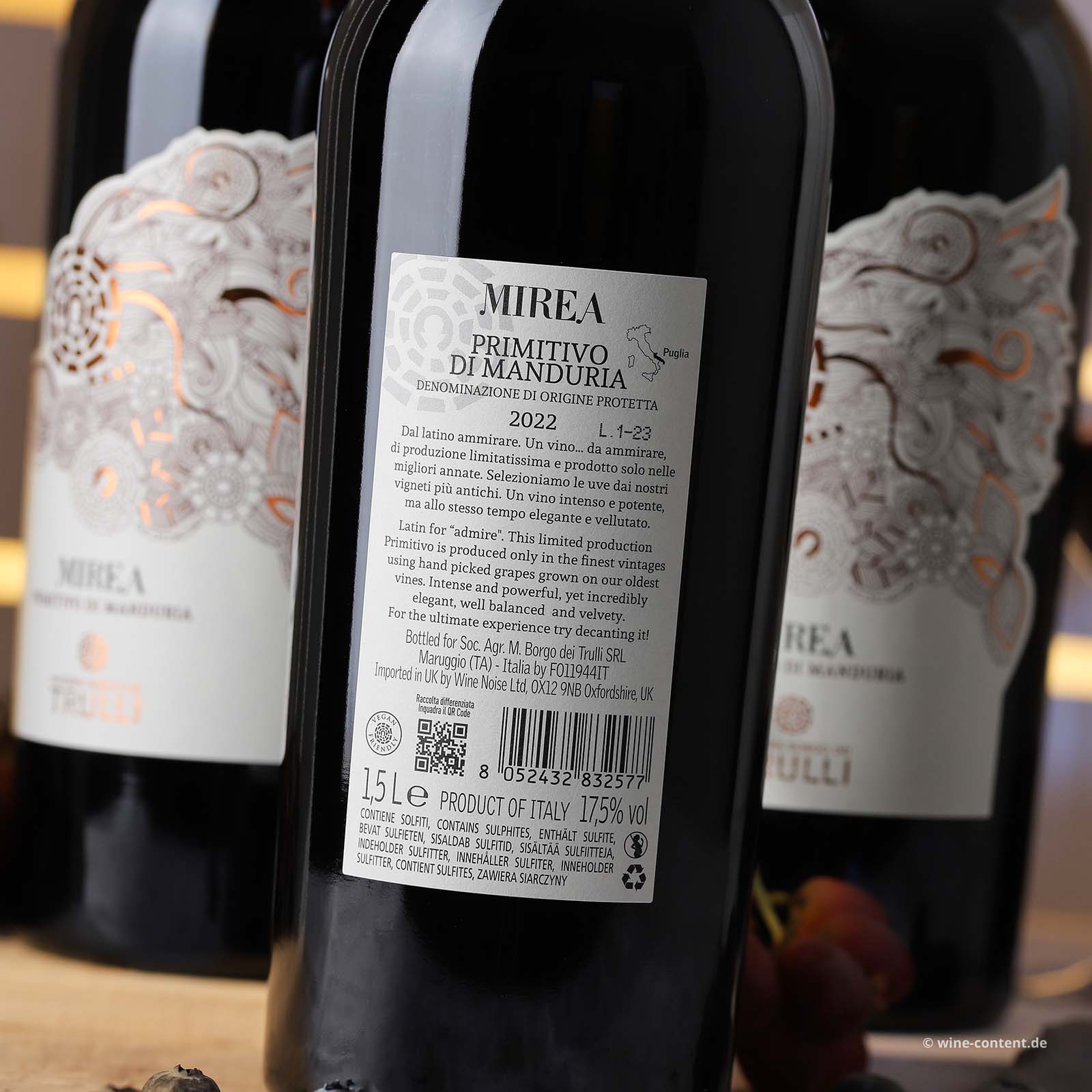 3er-Paket Primitivo di Manduria 2022 Mirea Magnum