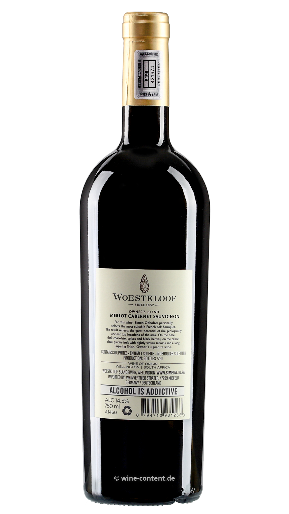 Merlot Cabernet Sauvignon 2020 Owner's Blend