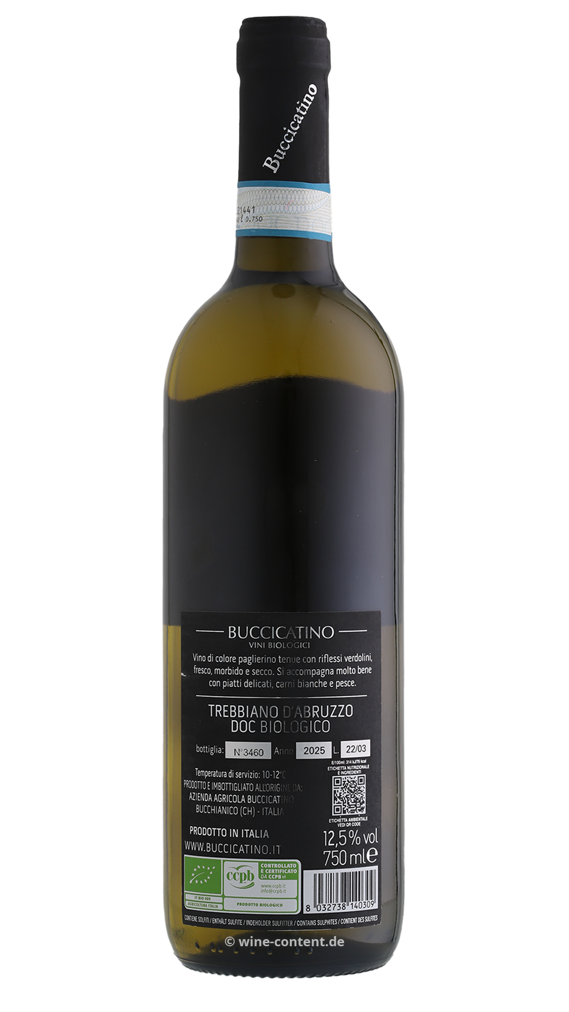 Trebbiano d'Abruzzo 2025 Bio