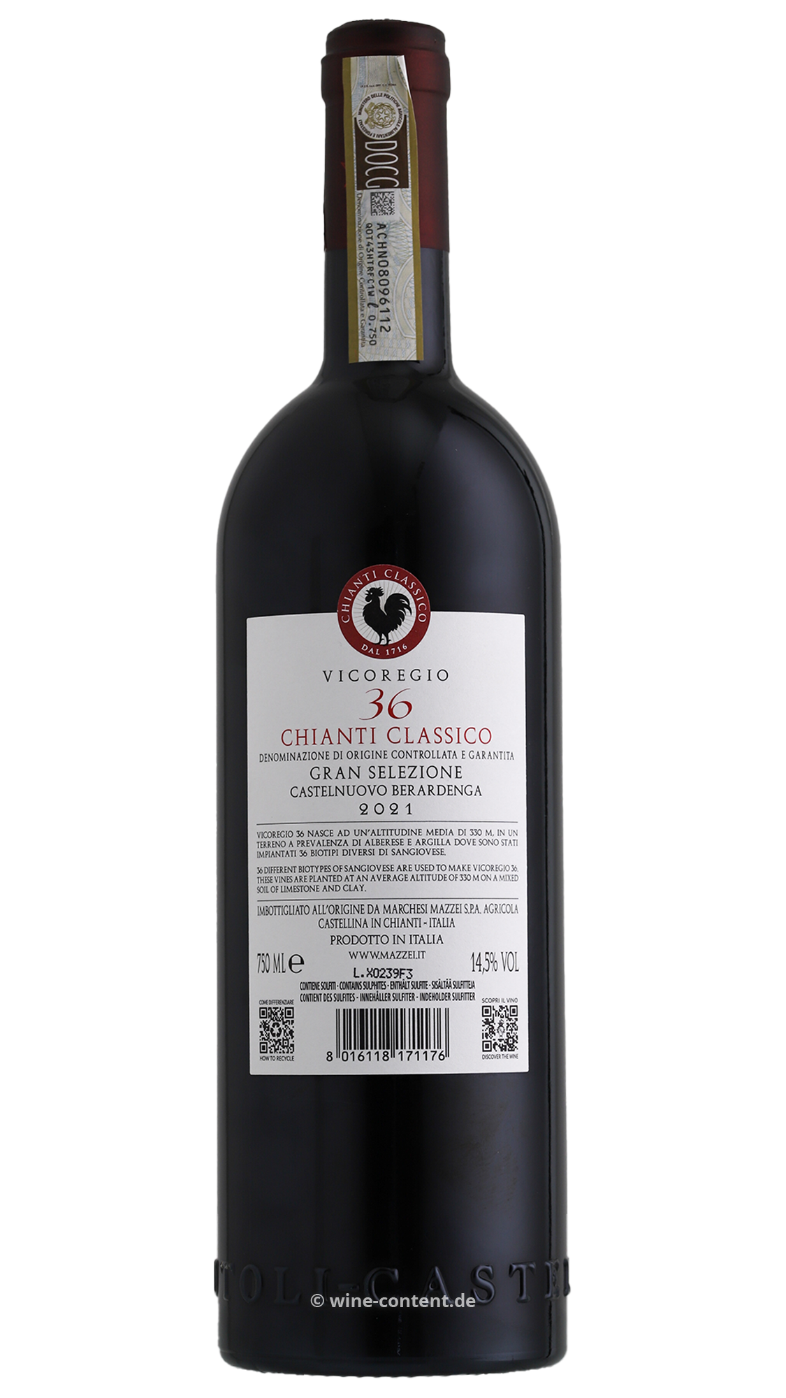 Chianti Classico Gran Selezione 2021 Vicoregio 36