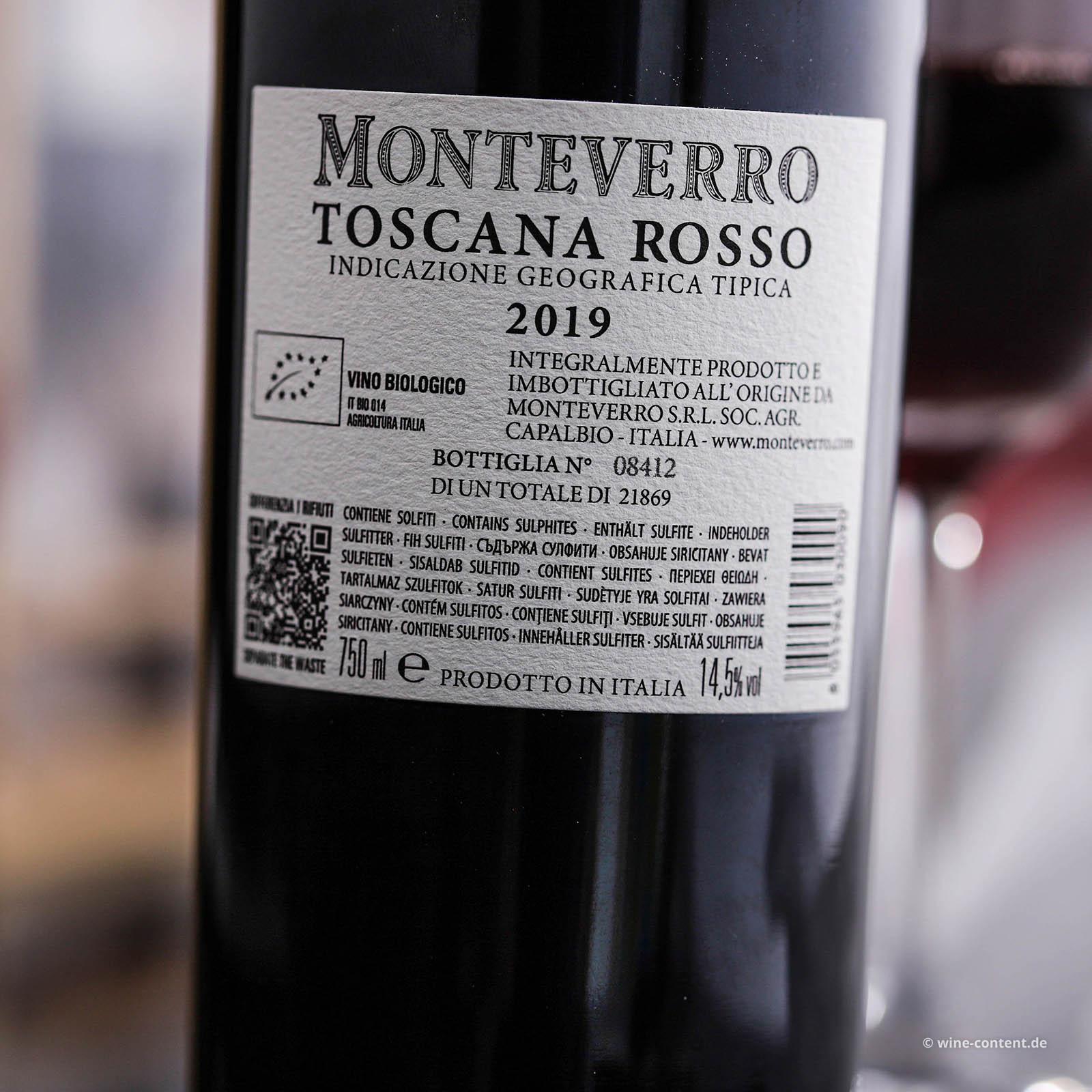 3er-Holzkiste Monteverro 2019 Bio