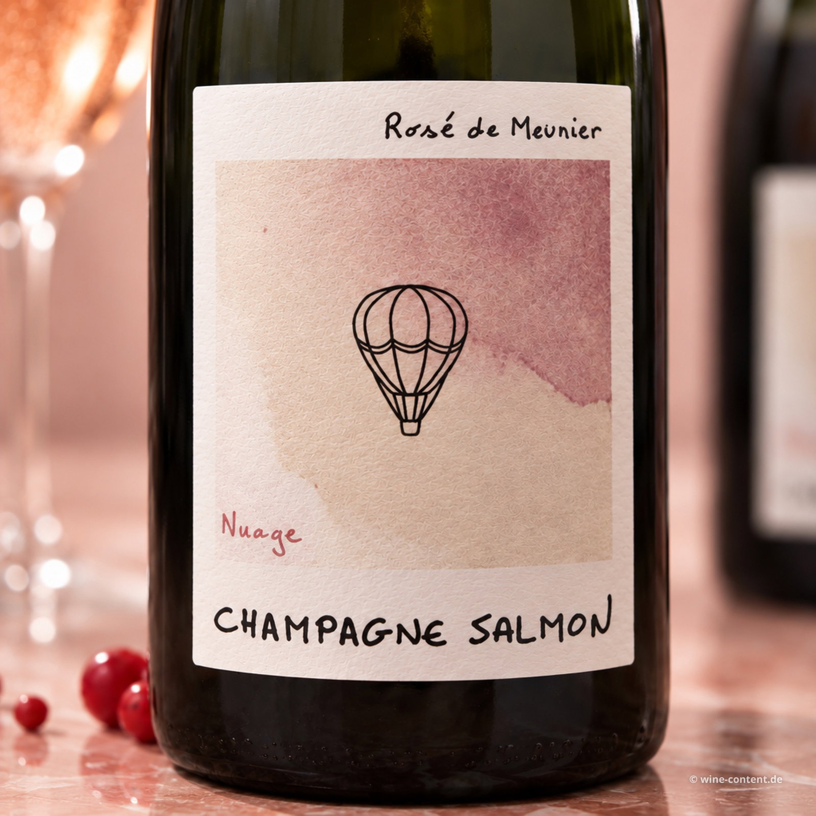 Champagner 100% Meunier Rosé Brut