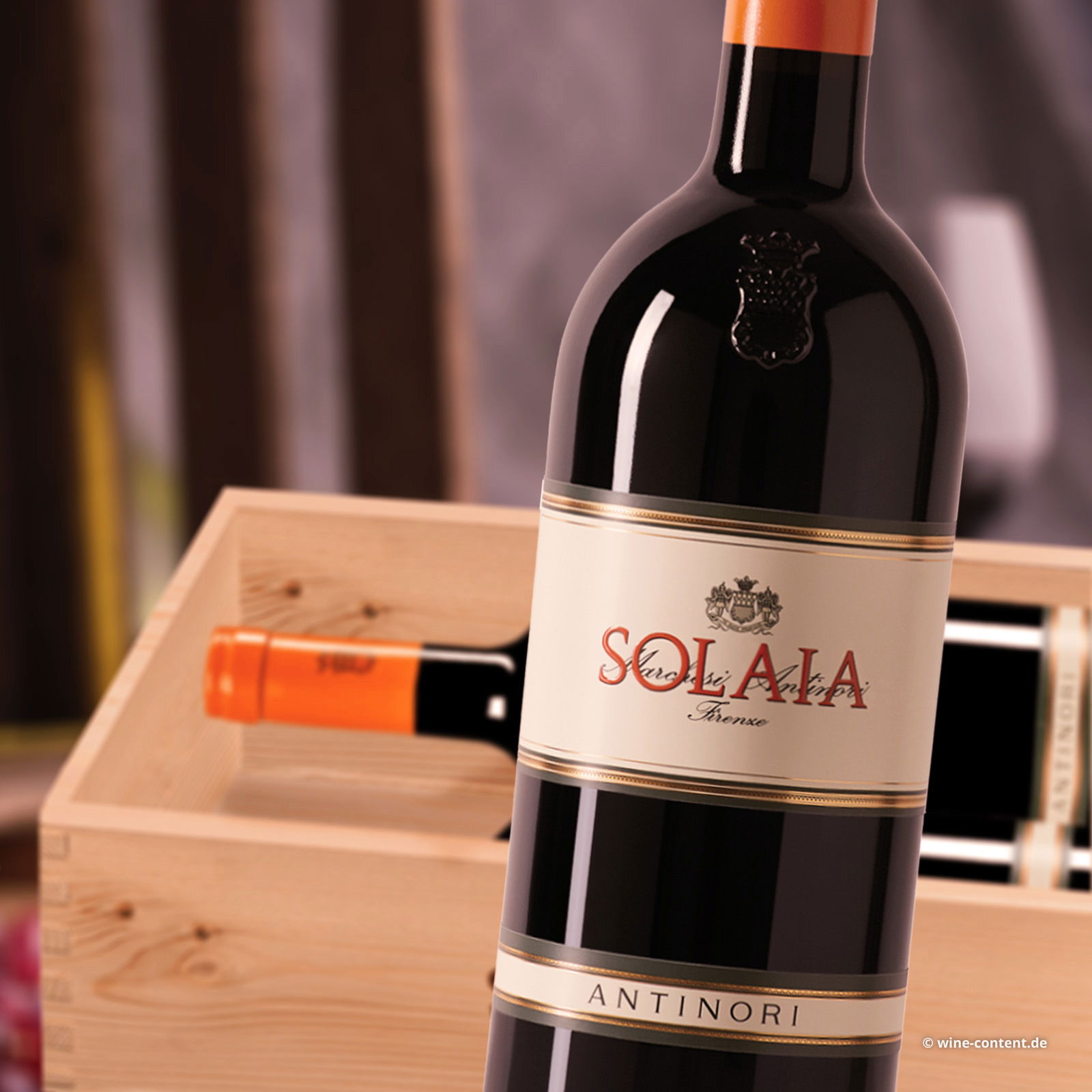 3er-Holzkiste Solaia 2022