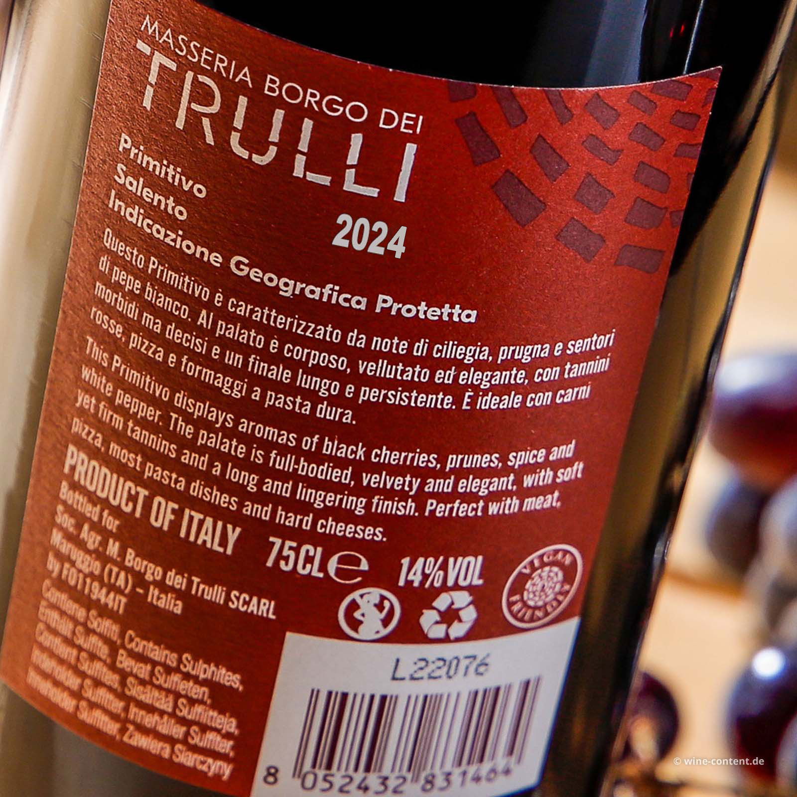 Primitivo Salento 2024