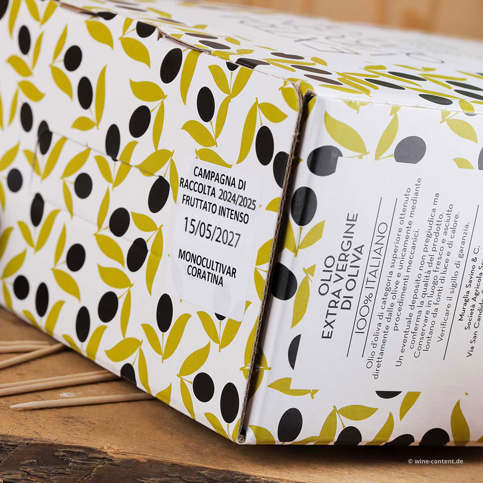 Vorbestellung: 3 L Olivenöl Extra Vergine 2025 Fruttato Intenso Bag in Box