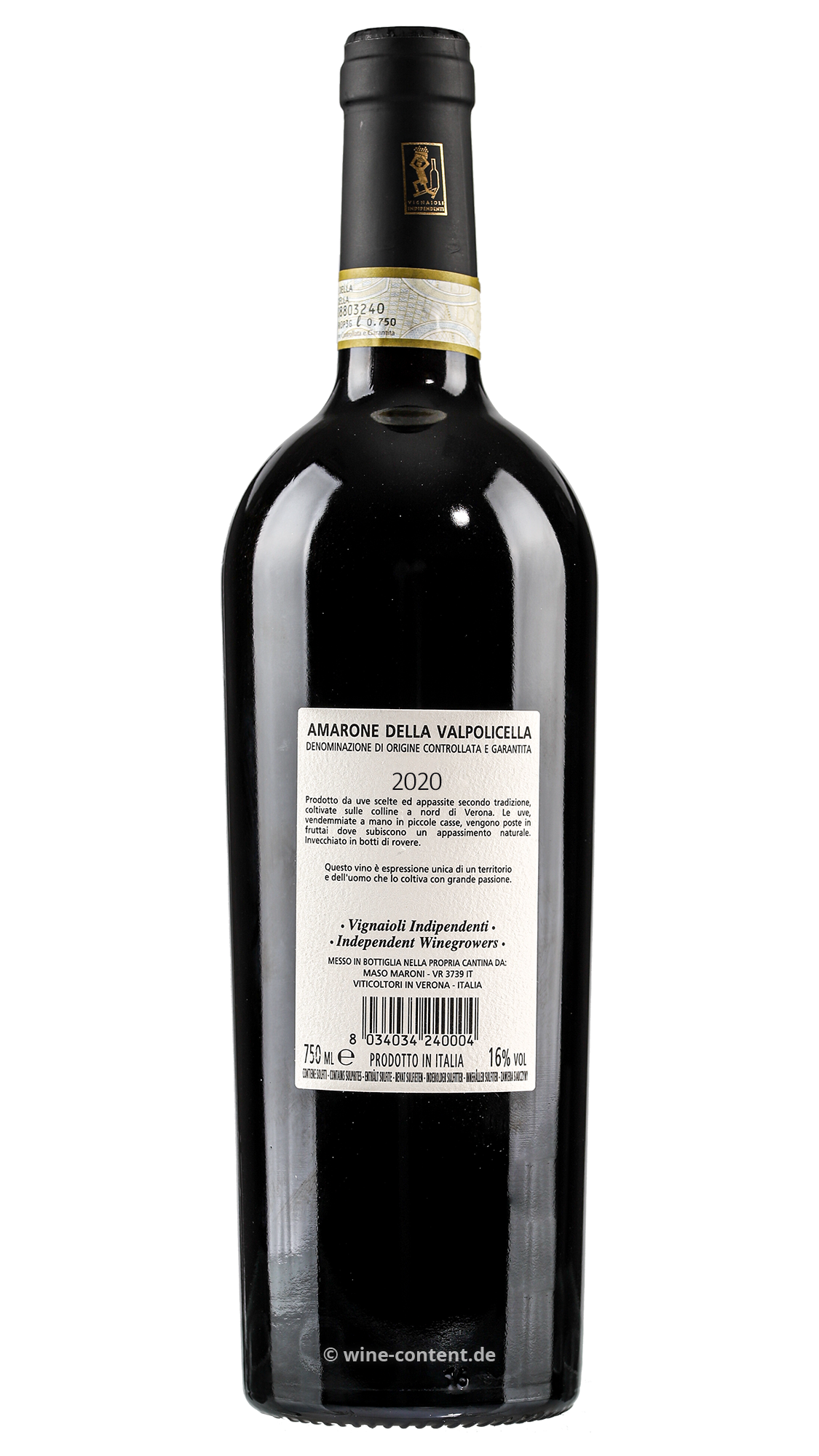 Amarone 2020 Maso Maroni