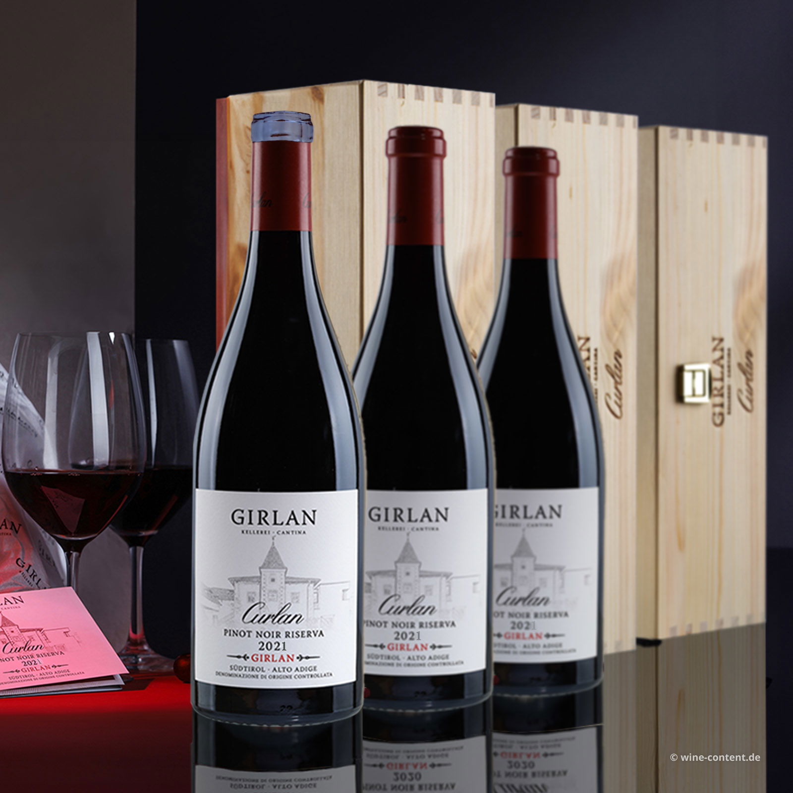 3er-Paket Pinot Noir Riserva 2021 Curlan