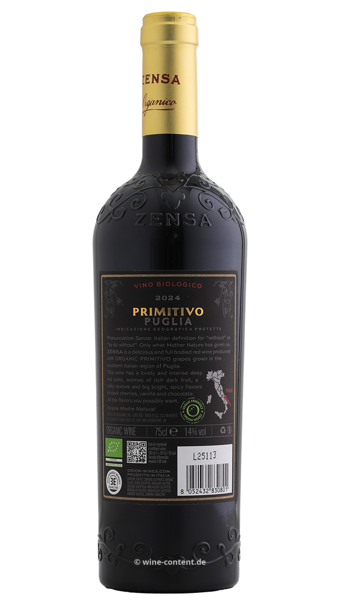 Primitivo 2024 Zensa Bio