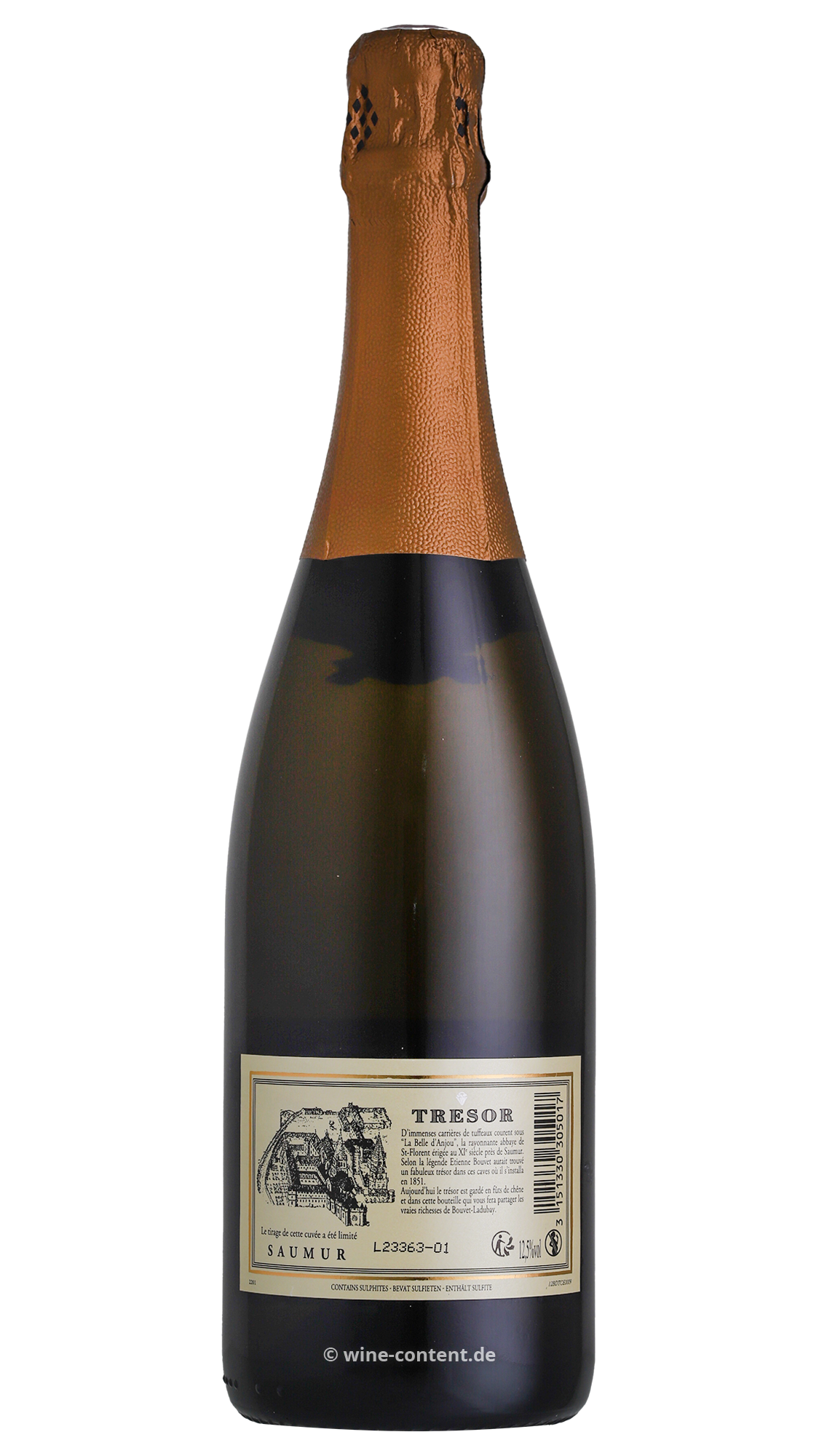 Crémant Saumur Blanc 2023 Trésor Brut