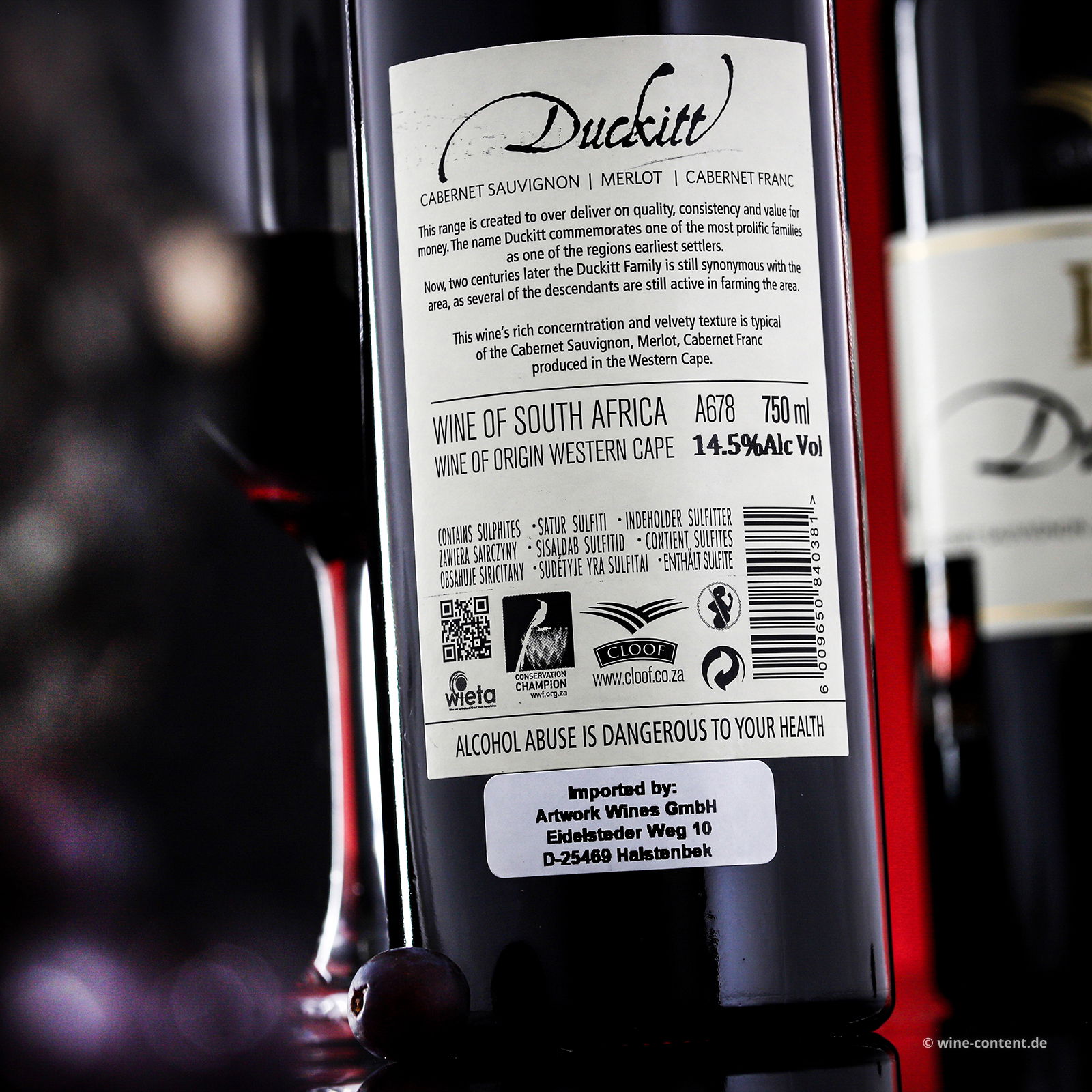 Bordeaux Blend 2021 Duckitt