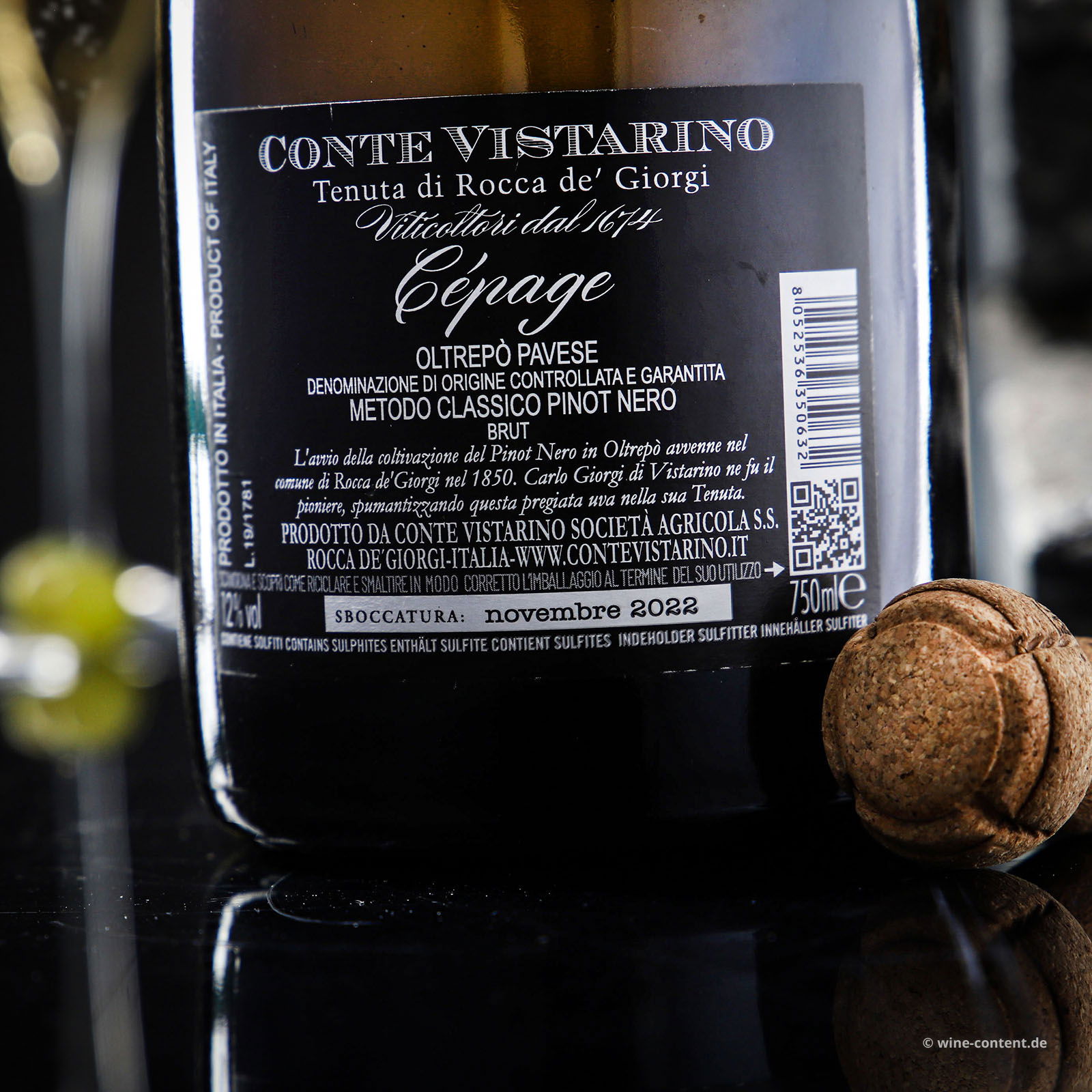 Spumante Pinot Nero Cépage Brut