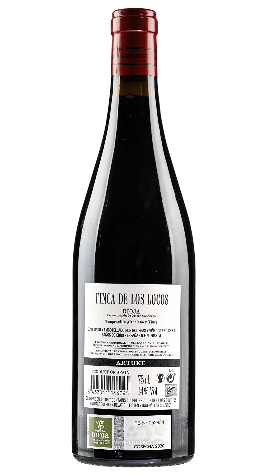 Rioja 2020 Finca de los Locos
