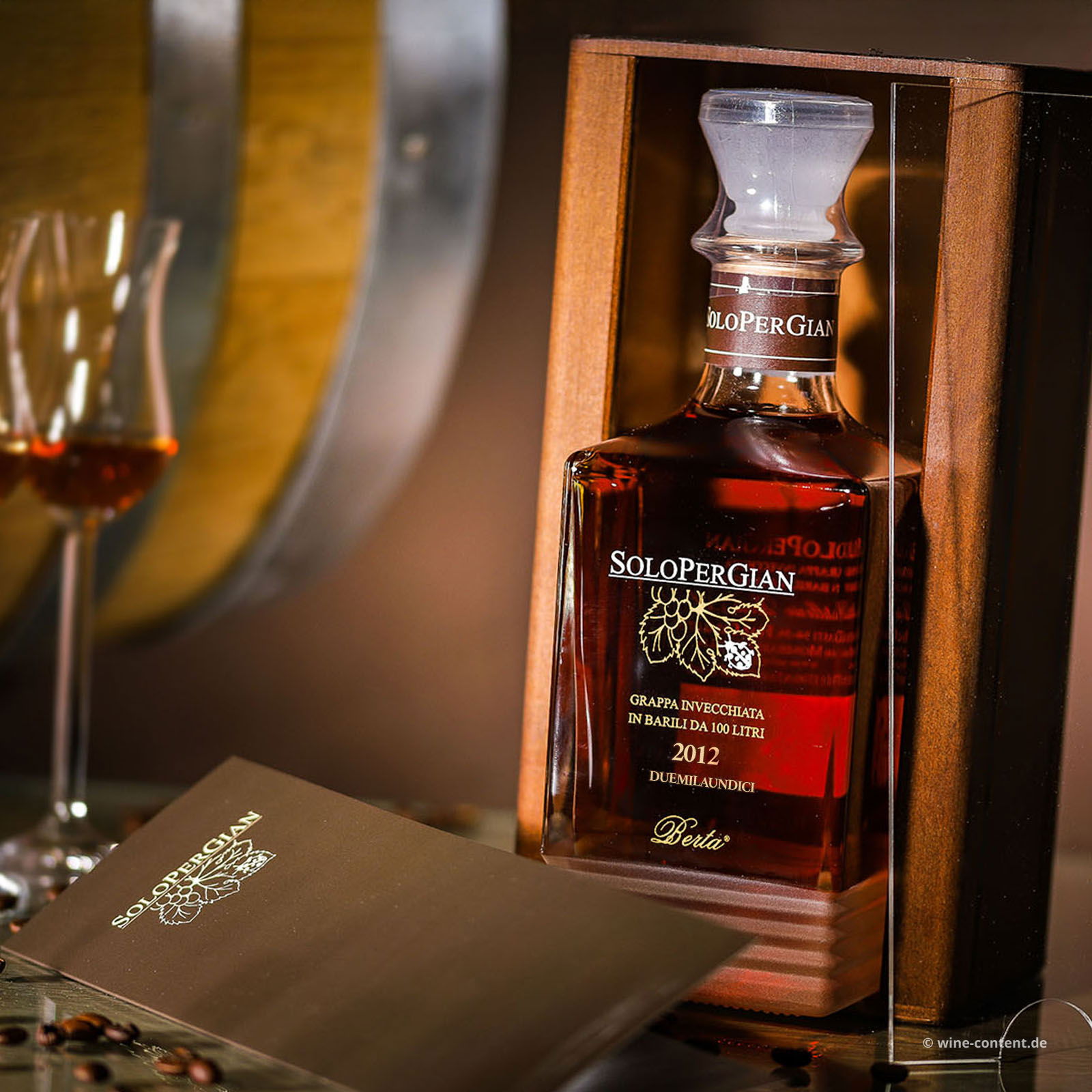 Grappa SoloPerGian 2012 - Fass 76