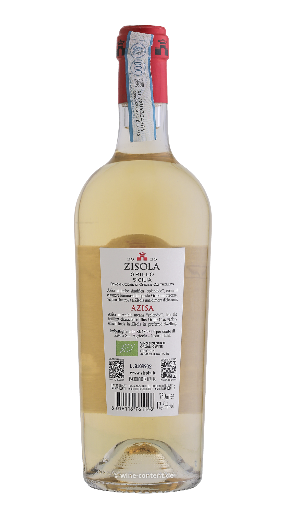 Grillo Sicilia 2023 Azisa Bio
