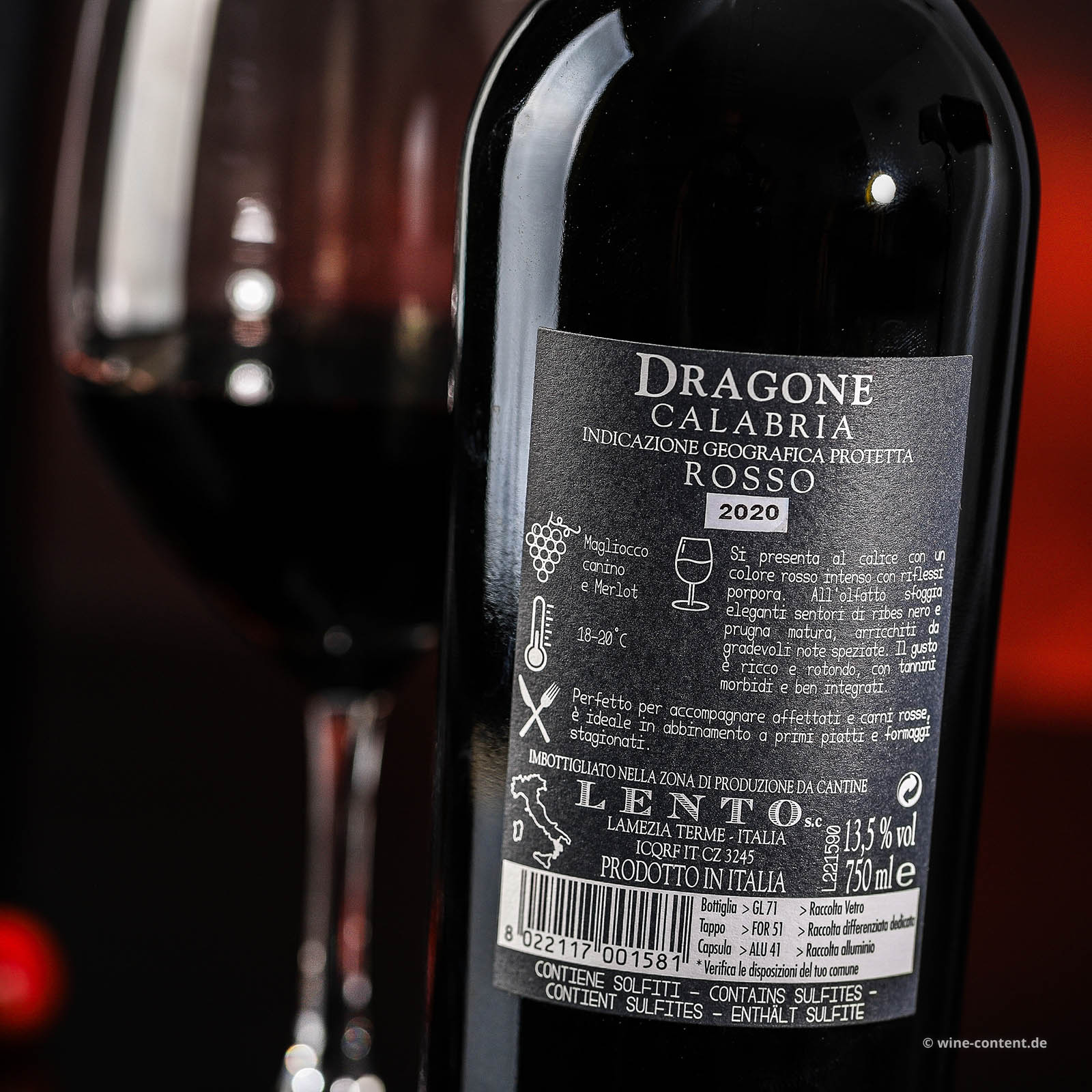 Calabria Rosso 2020 Dragone Selezione