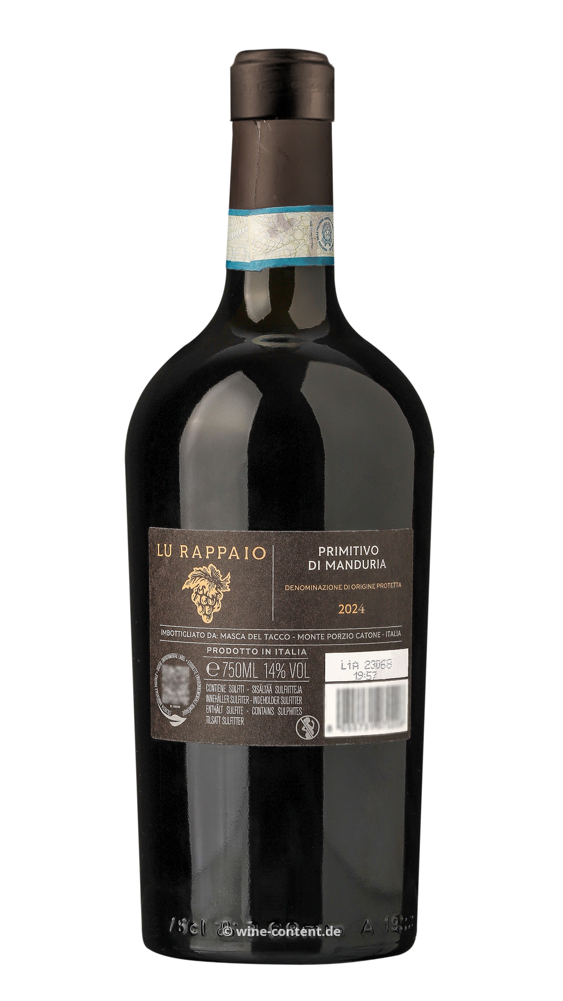 Primitivo di Manduria 2024 Lu Rappaio