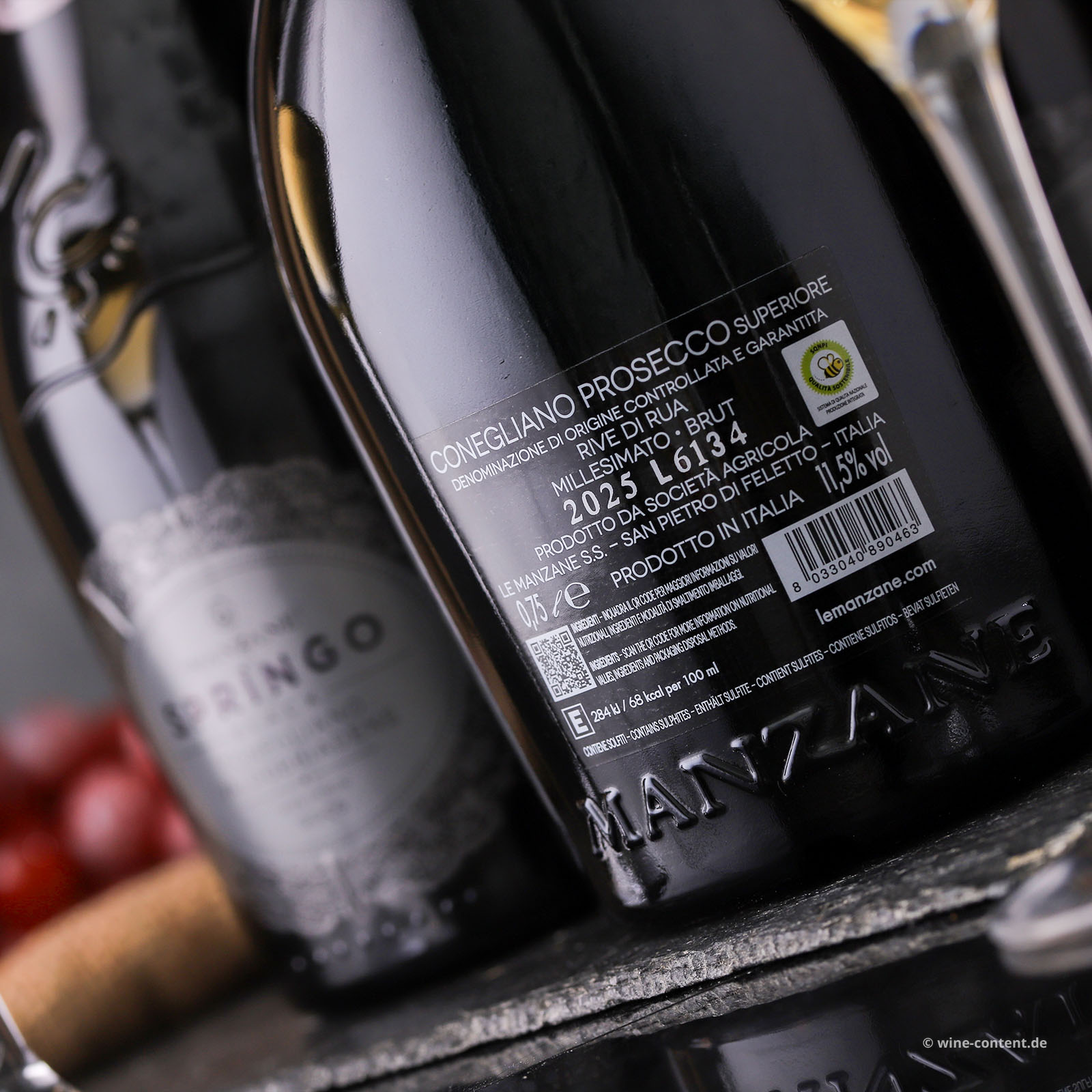 Prosecco Superiore 2025 Rive di Rua Springo Black Brut