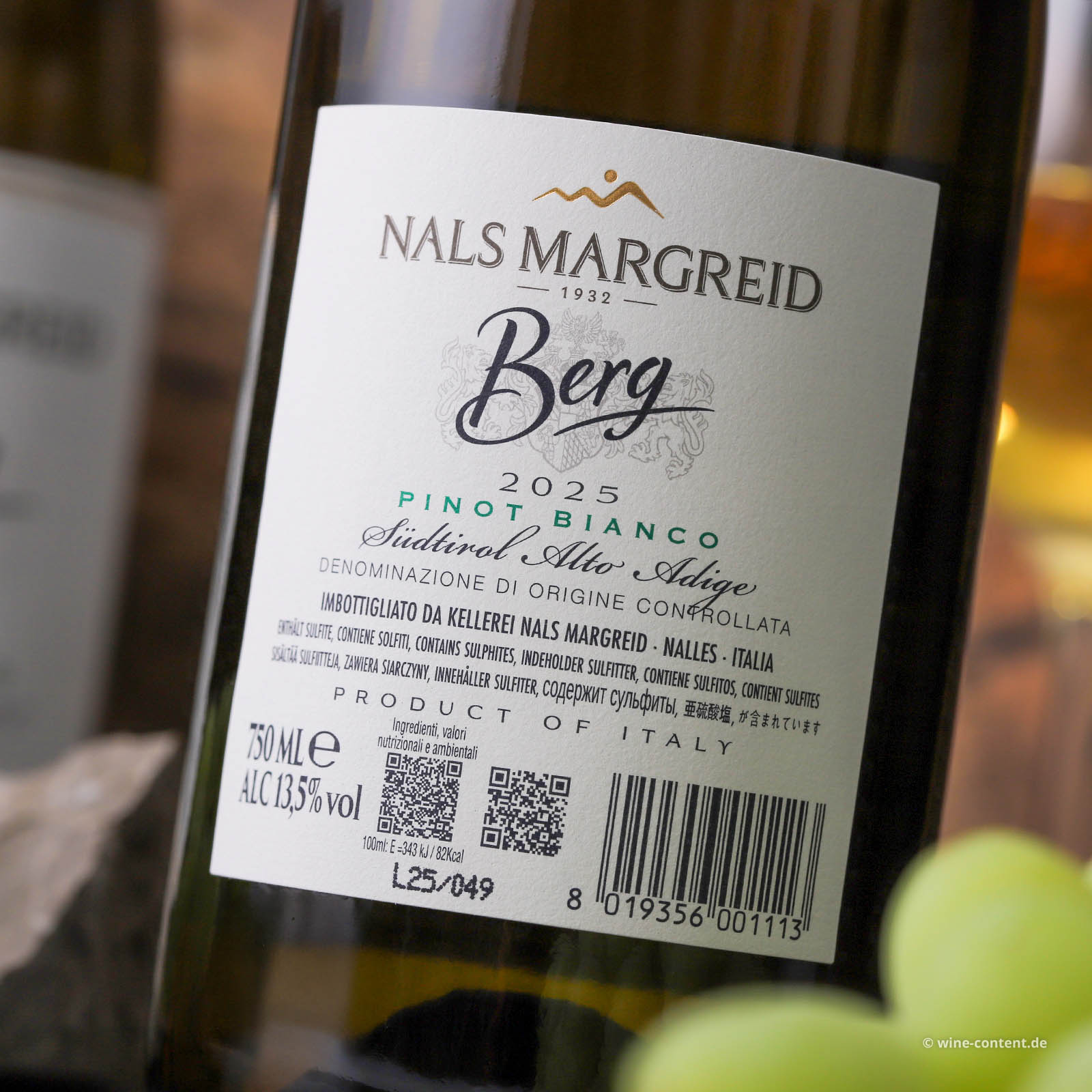 Pinot Bianco 2025 Berg