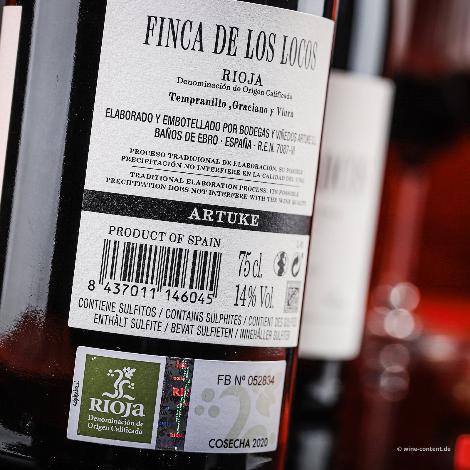 Rioja 2020 Finca de los Locos