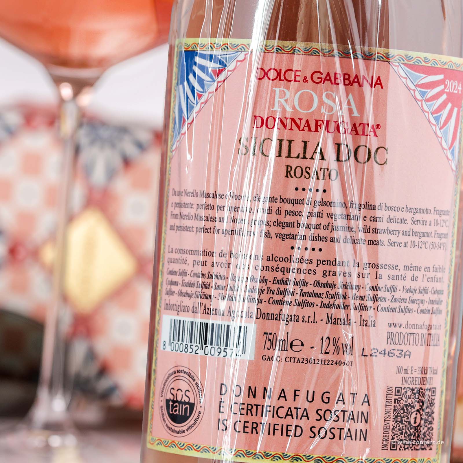 Sicilia Rosato 2024 Rosa Dolce & Gabbana