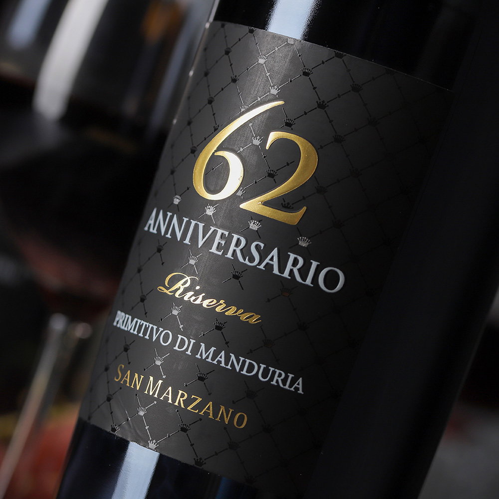 Primitivo di Manduria Riserva 2019 Anniversario 62