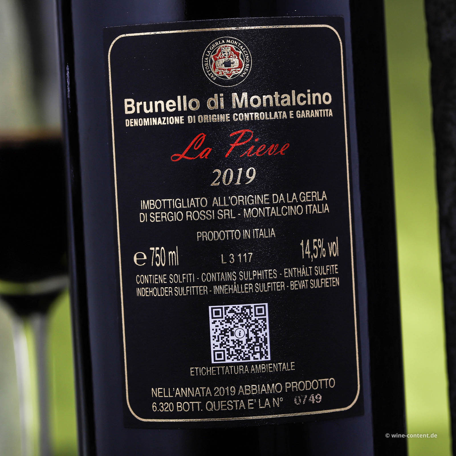 Brunello di Montalcino 2019 La Pieve