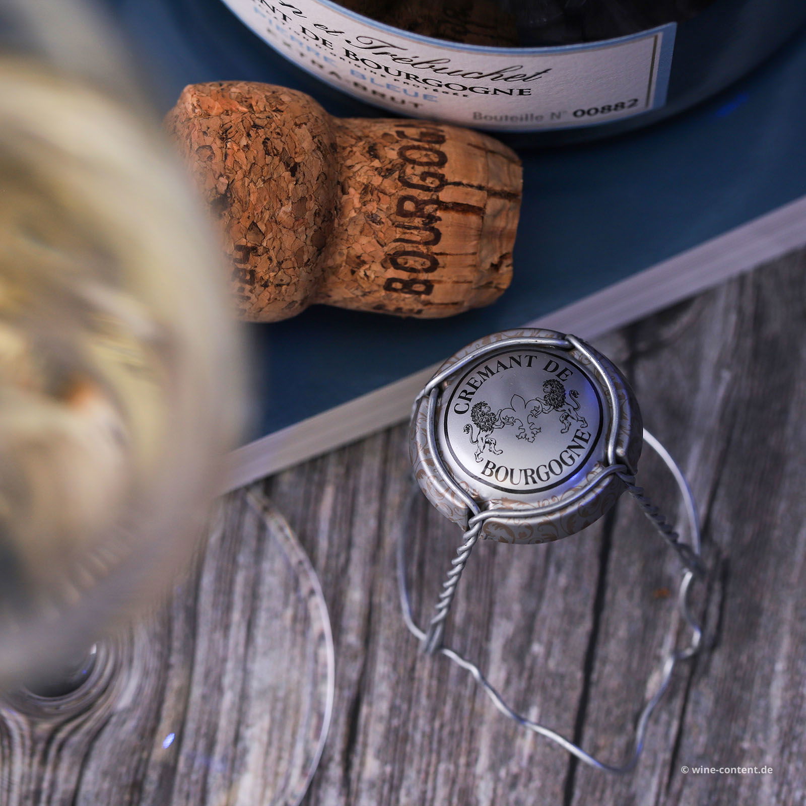 Crémant de Bourgogne Pierre Bleue Extra Brut