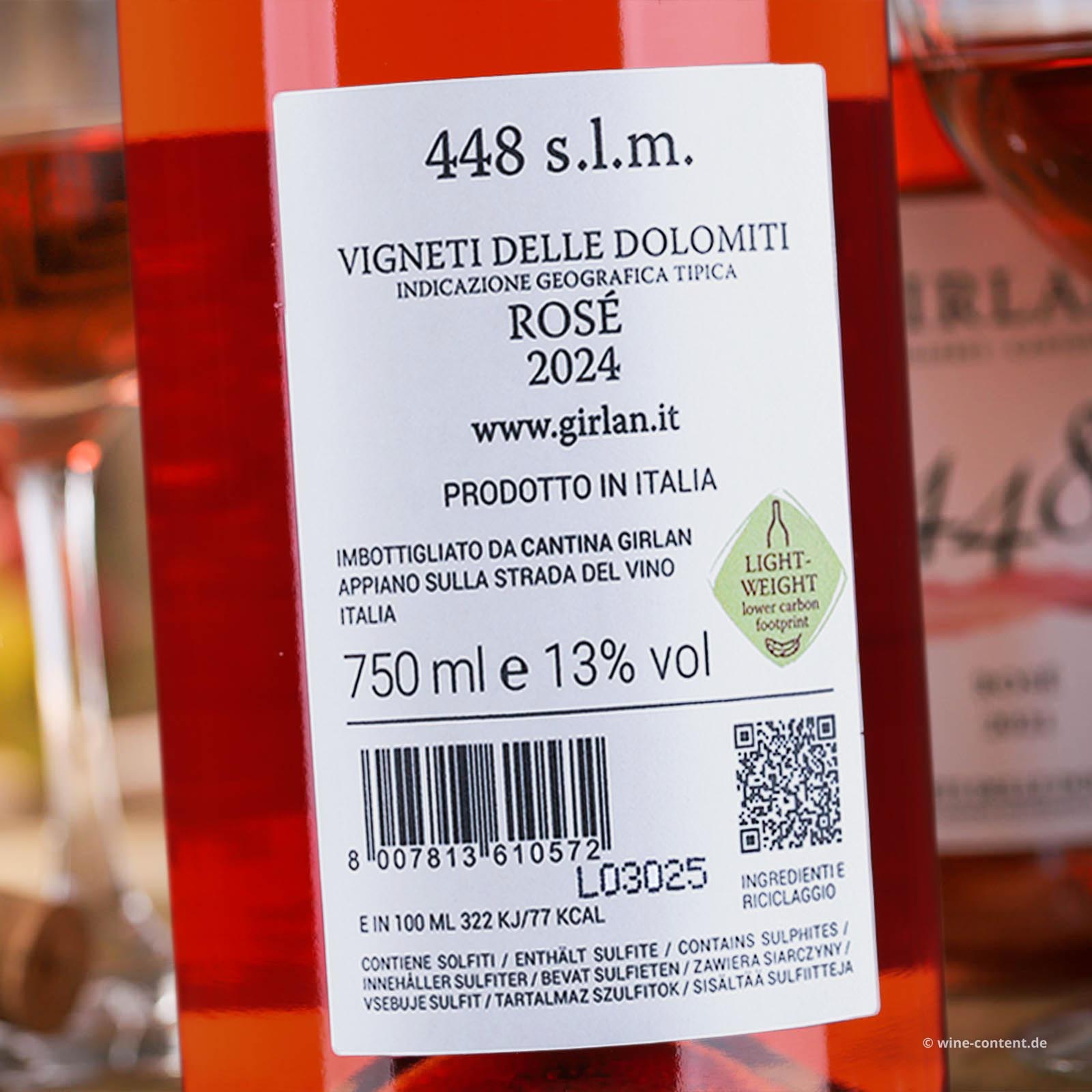Rosé 2024 448 s.l.m.