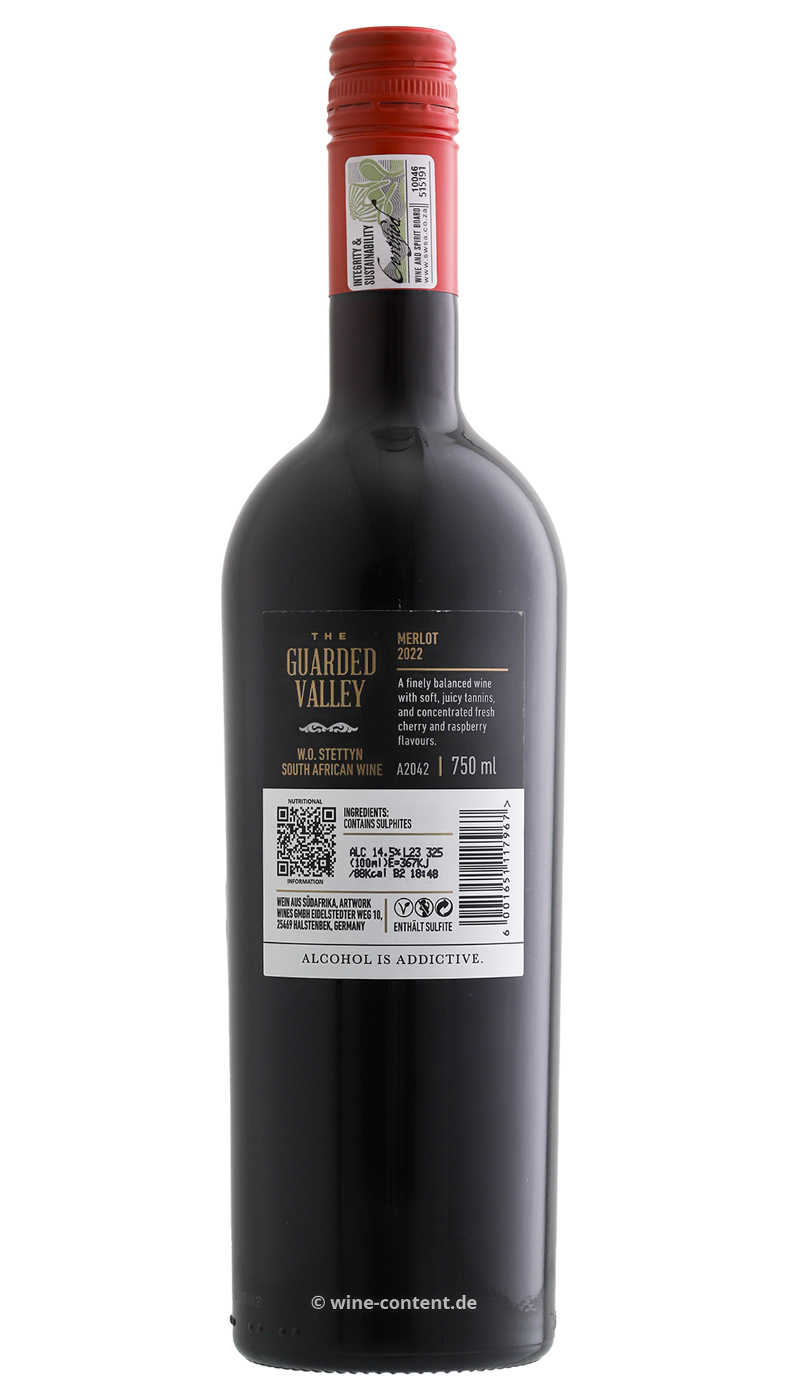 Merlot 2022 The Guarded Valley