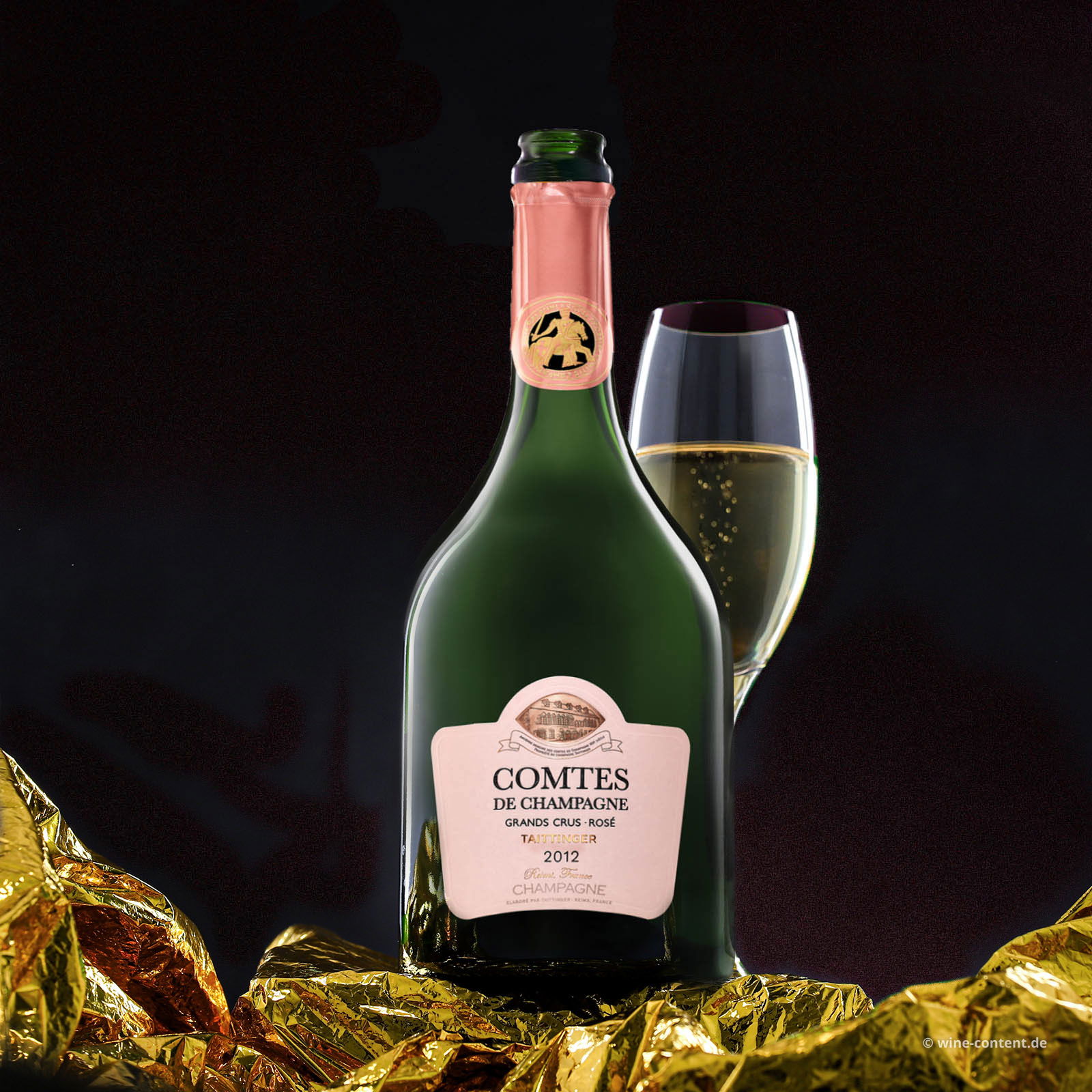 Champagner Rosé 2012 Comtes de Champagne Brut