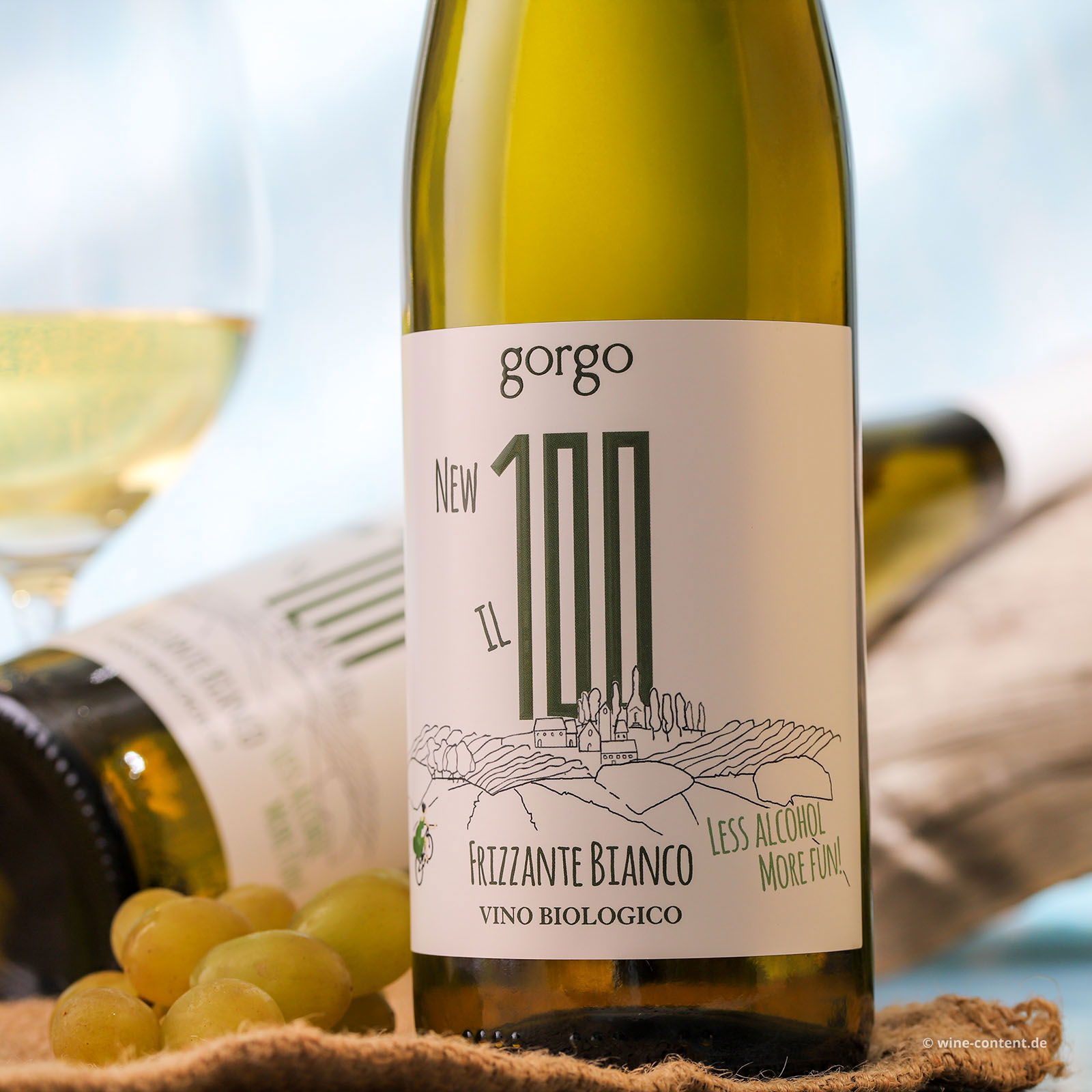 Frizzante Bianco IL 100 Bio 8%