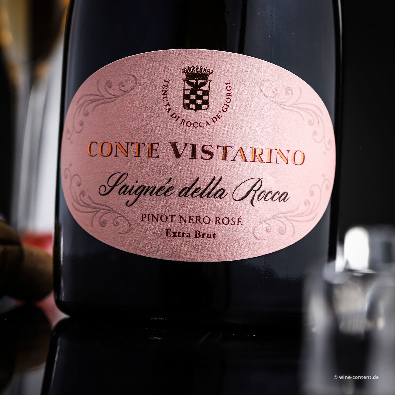 Spumante Rosé Pinot Nero Saignée della Rocca Extra Brut