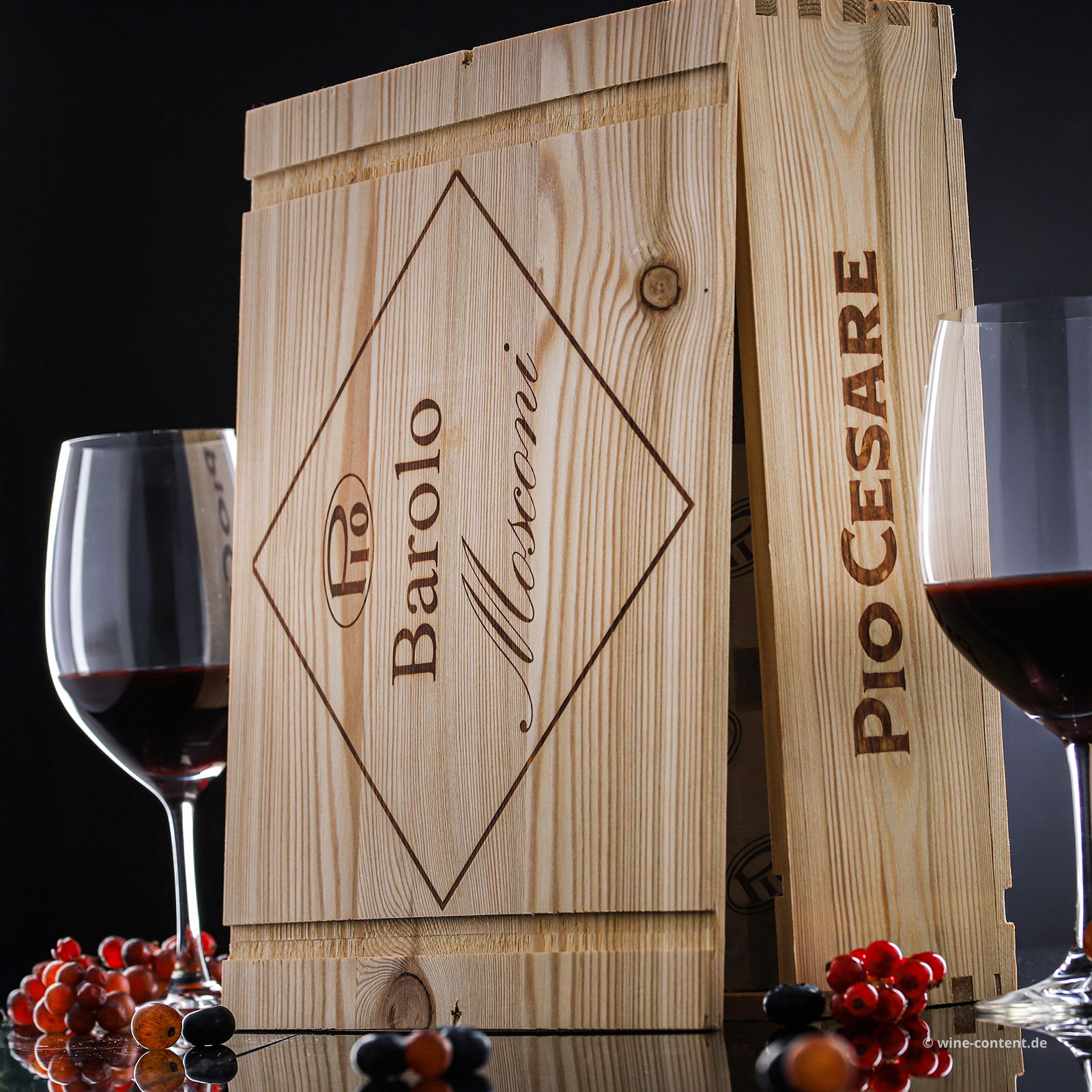3er-Holzkiste Barolo 2021 Mosconi