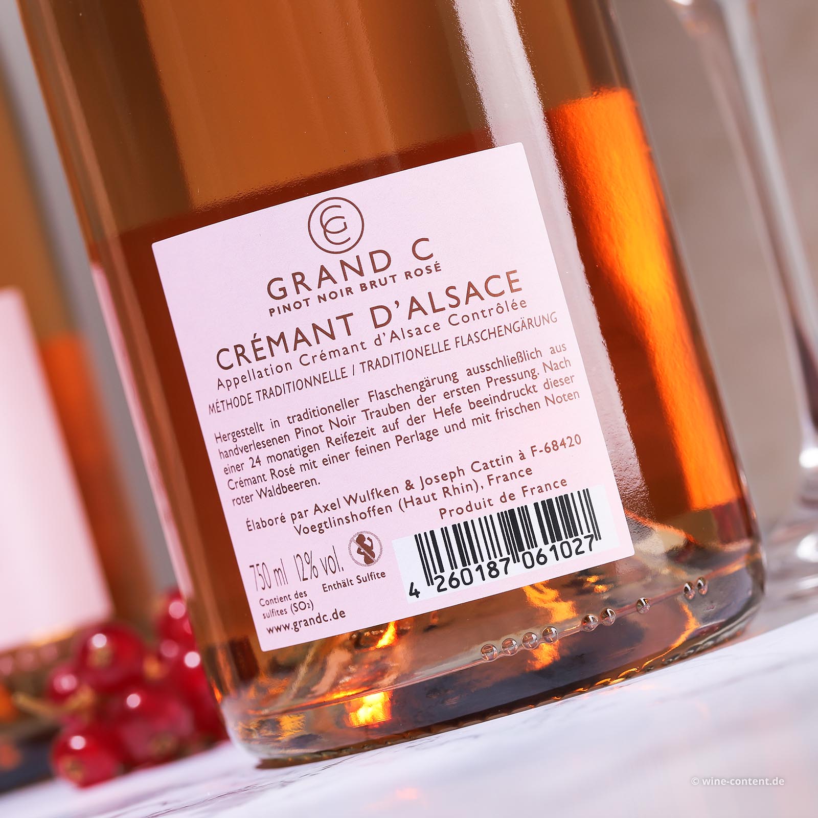 Crémant d'Alsace Rosé Pinot Noir Brut