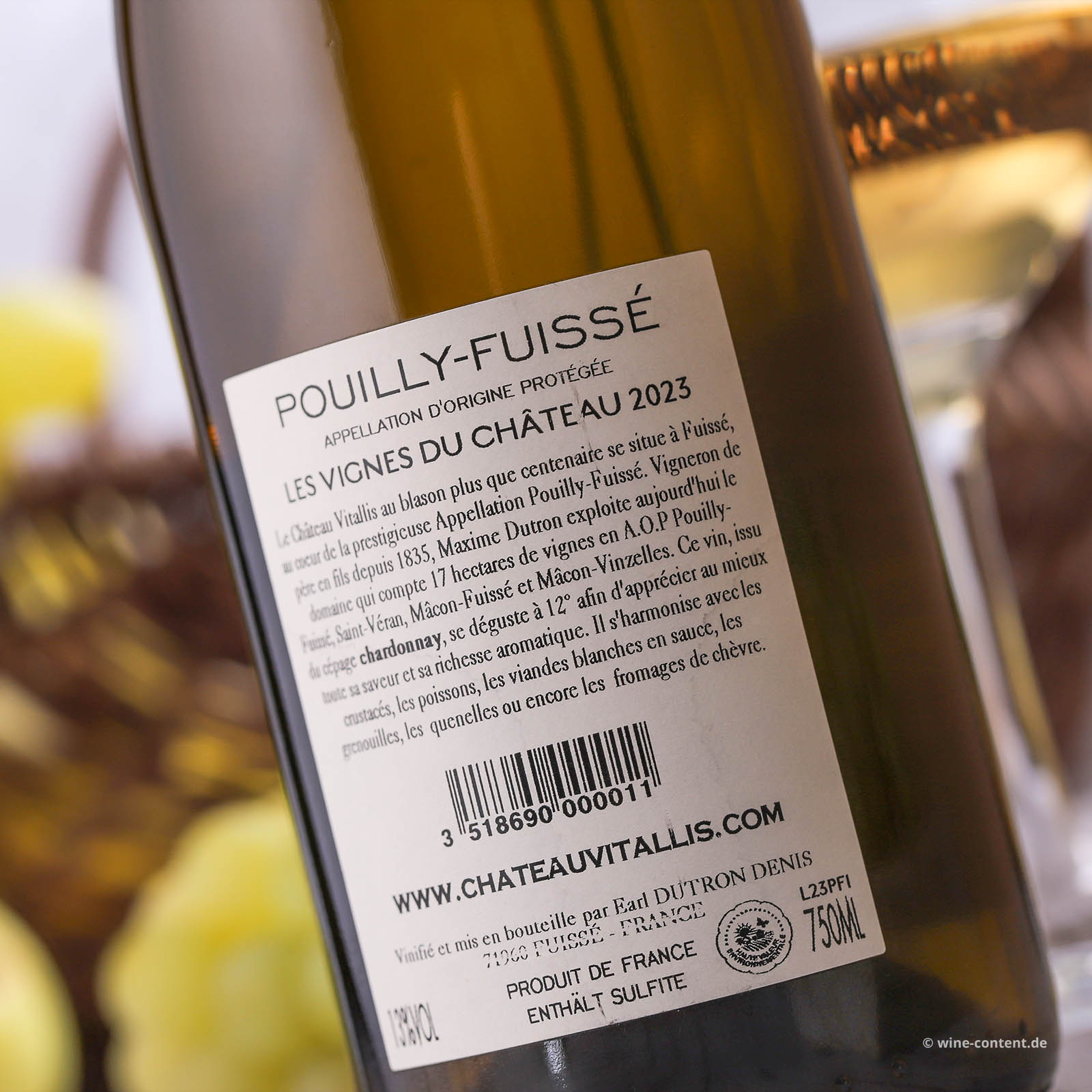 Pouilly-Fuissé 2023 Les Vignes du Château