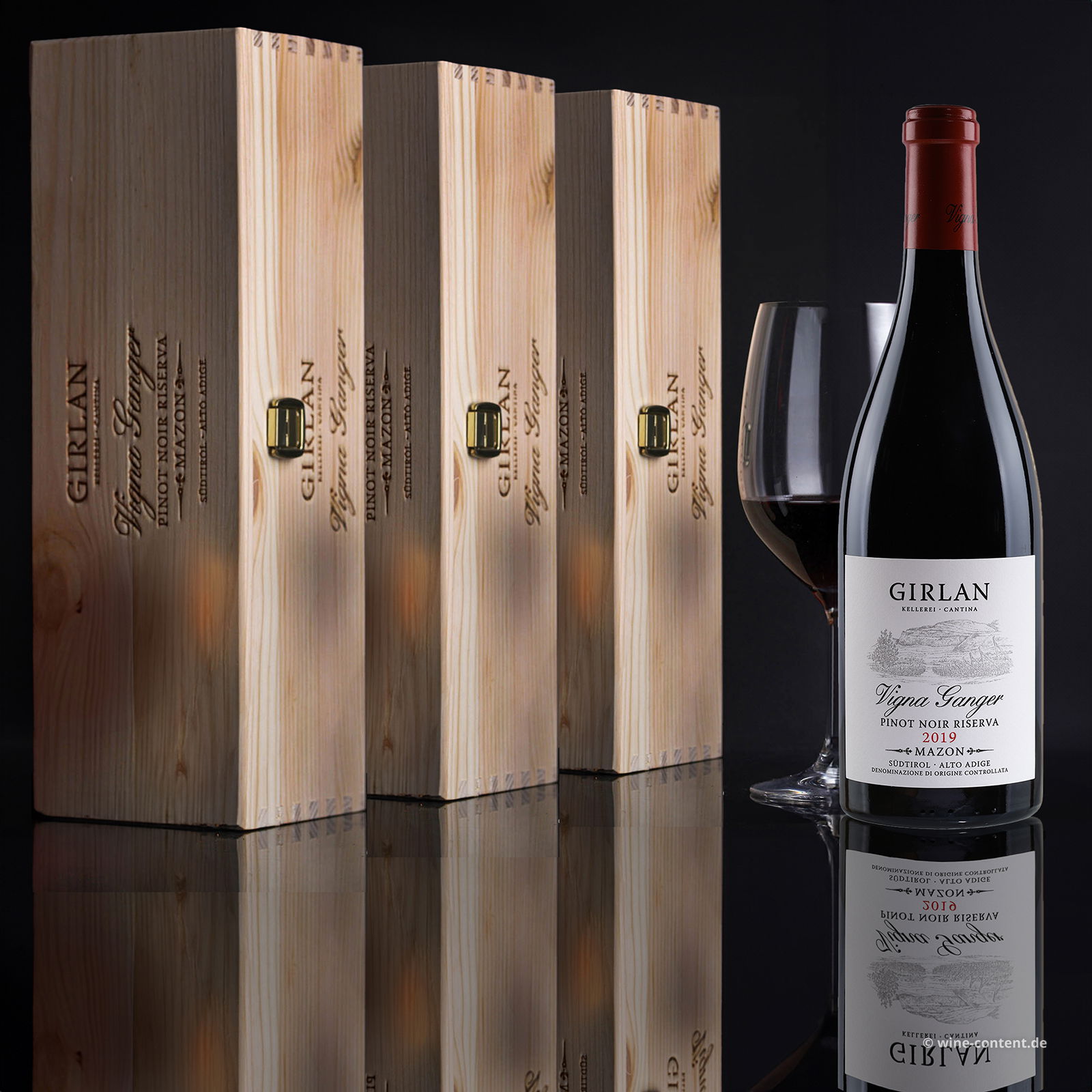 3er-Paket Pinot Noir Riserva 2019 Vigna Ganger