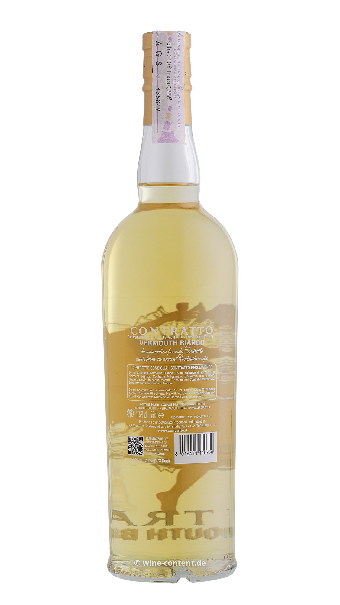 Contratto Vermouth Bianco