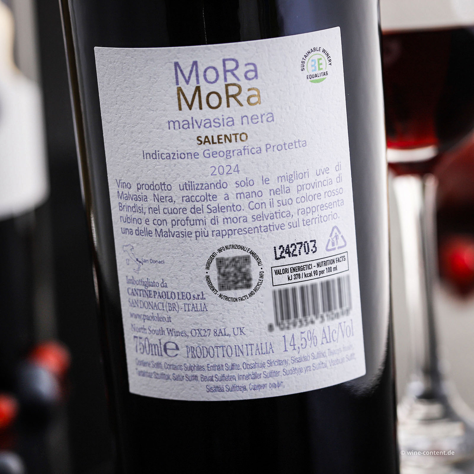 Malvasia Nera Salento 2024 Moramora