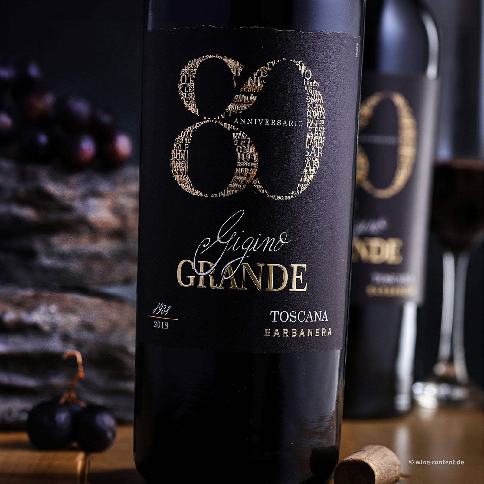 Gigino Grande Rosso 2022 Anniversario 80