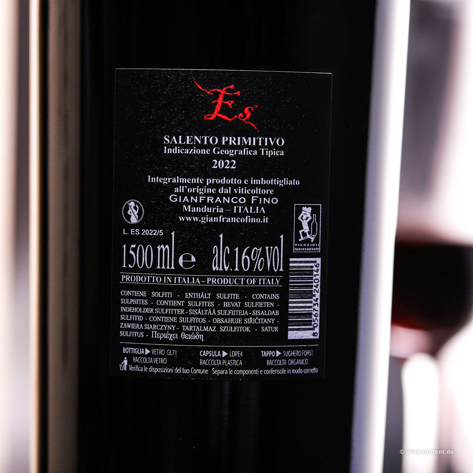 3er-Paket Primitivo Salento 2022 ES Magnum