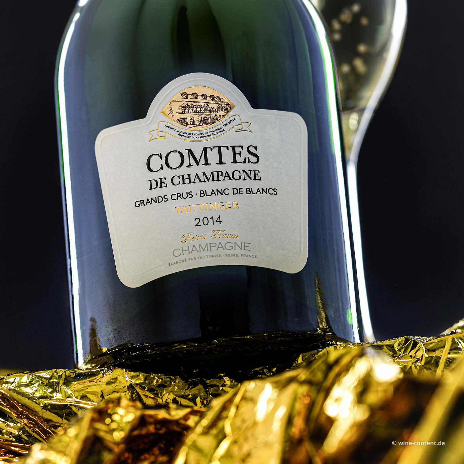 3er-Paket Champagner 2014 Comtes de Champagne Brut