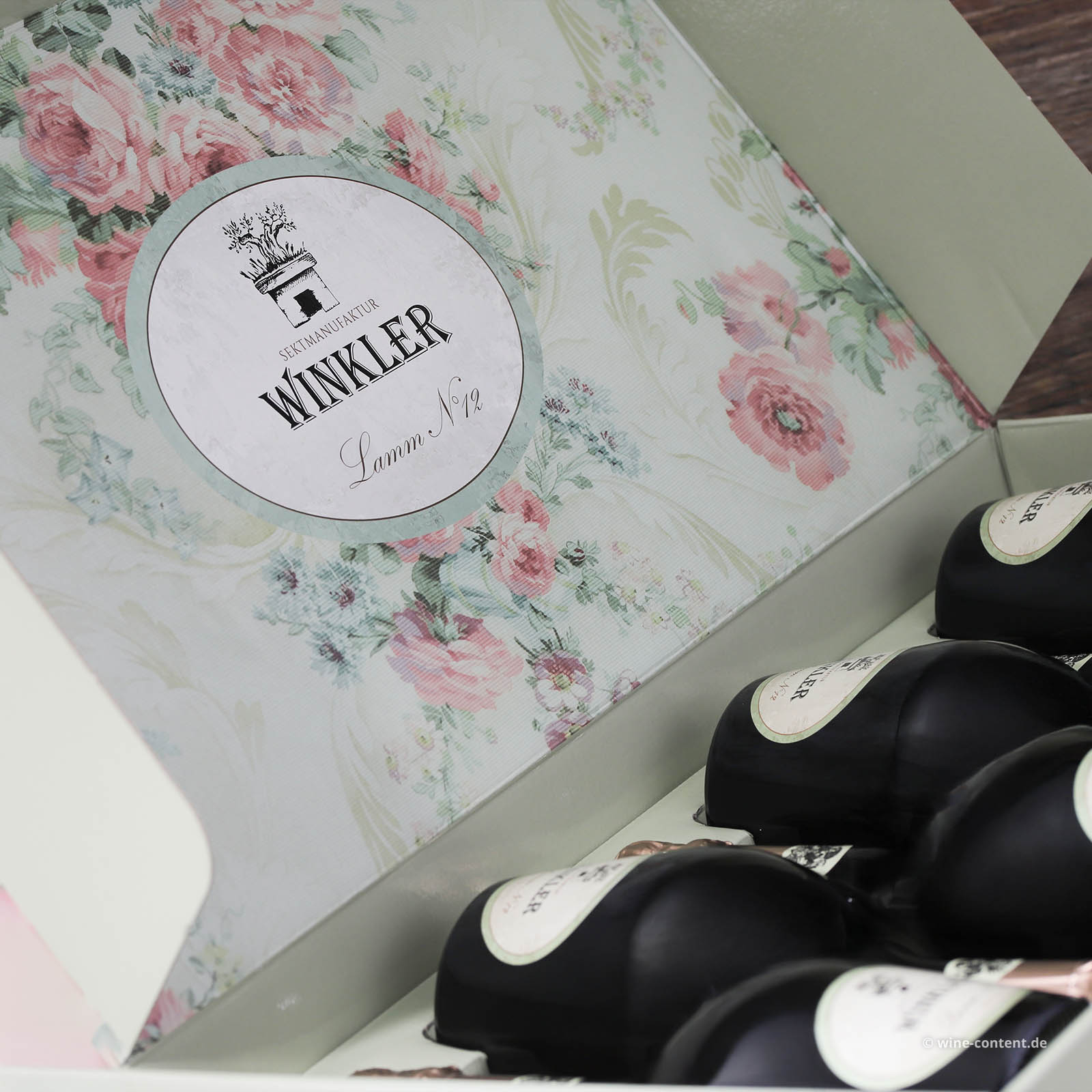 6x Spumante Lamm N°12 Extra Brut in Geschenkverpackung