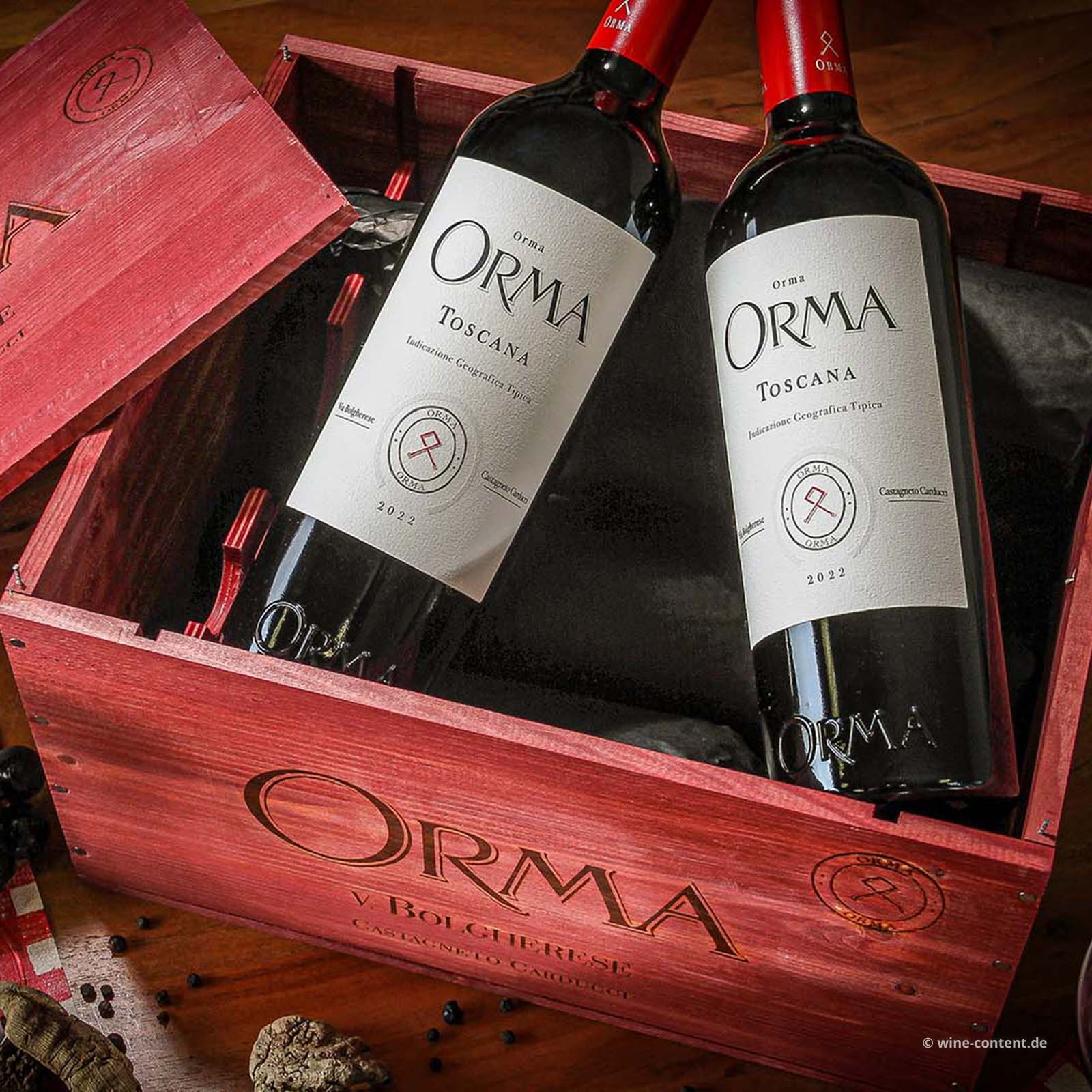 6er-Holzkiste Orma 2022