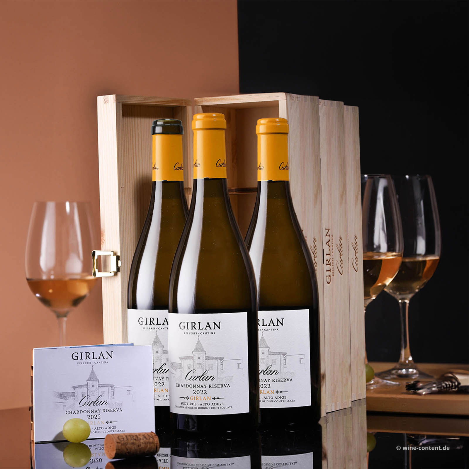 3er-Paket Chardonnay Riserva 2022 Curlan