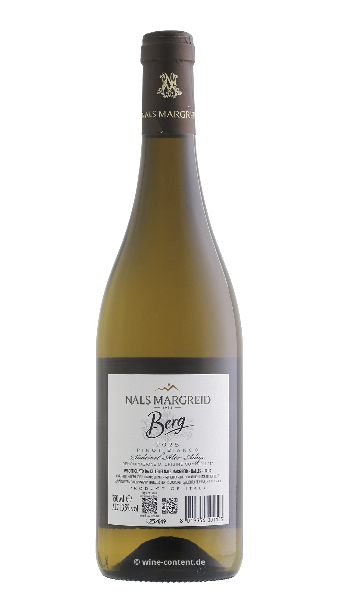 Pinot Bianco 2025 Berg