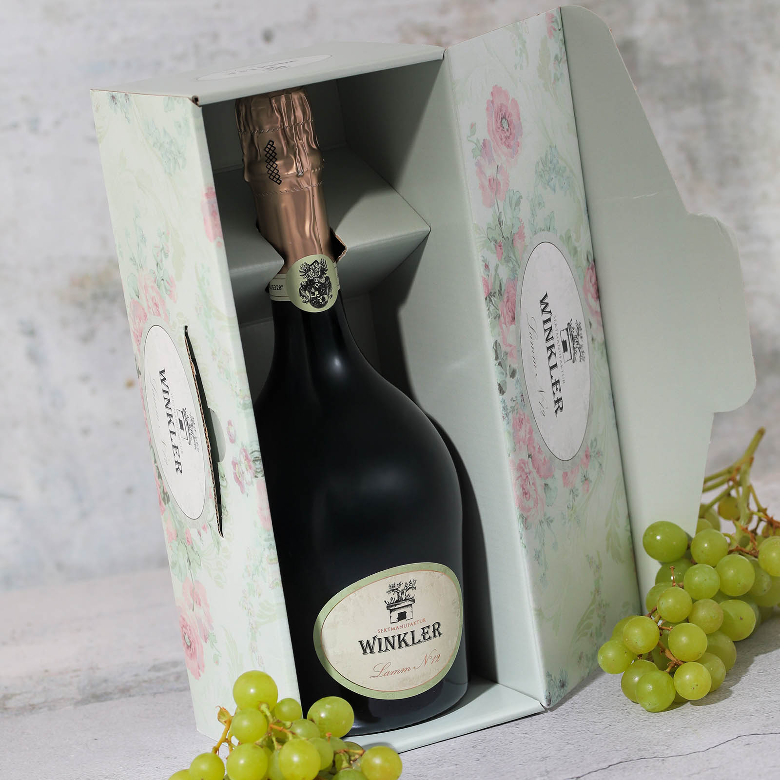 1x Spumante Lamm N°12 Extra Brut in Geschenkverpackung