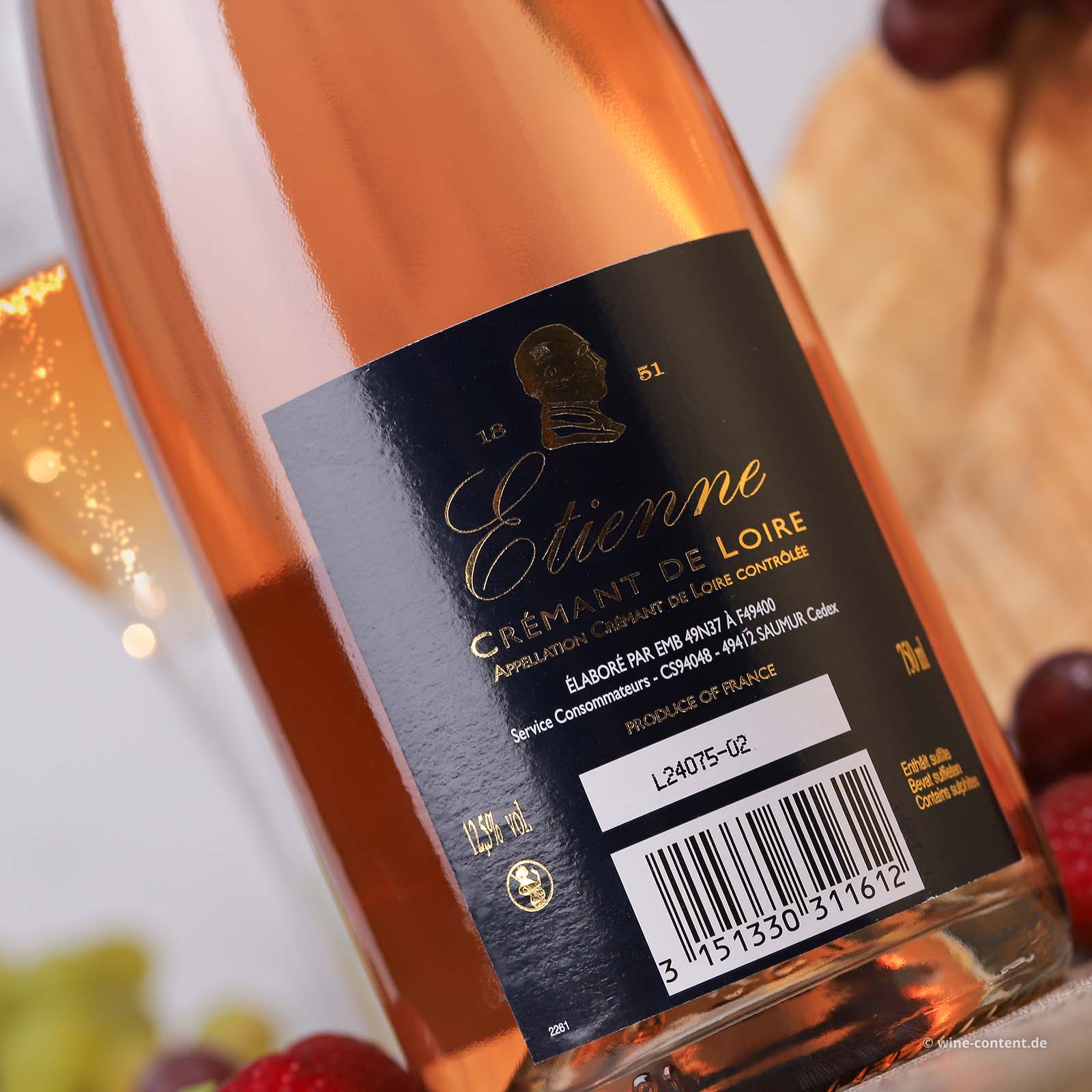 Crémant de Loire Rosé Etienne Brut