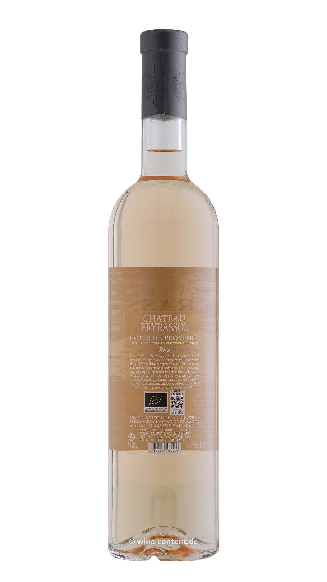 Côtes de Provence Rosé 2025 Château Peyrassol Bio