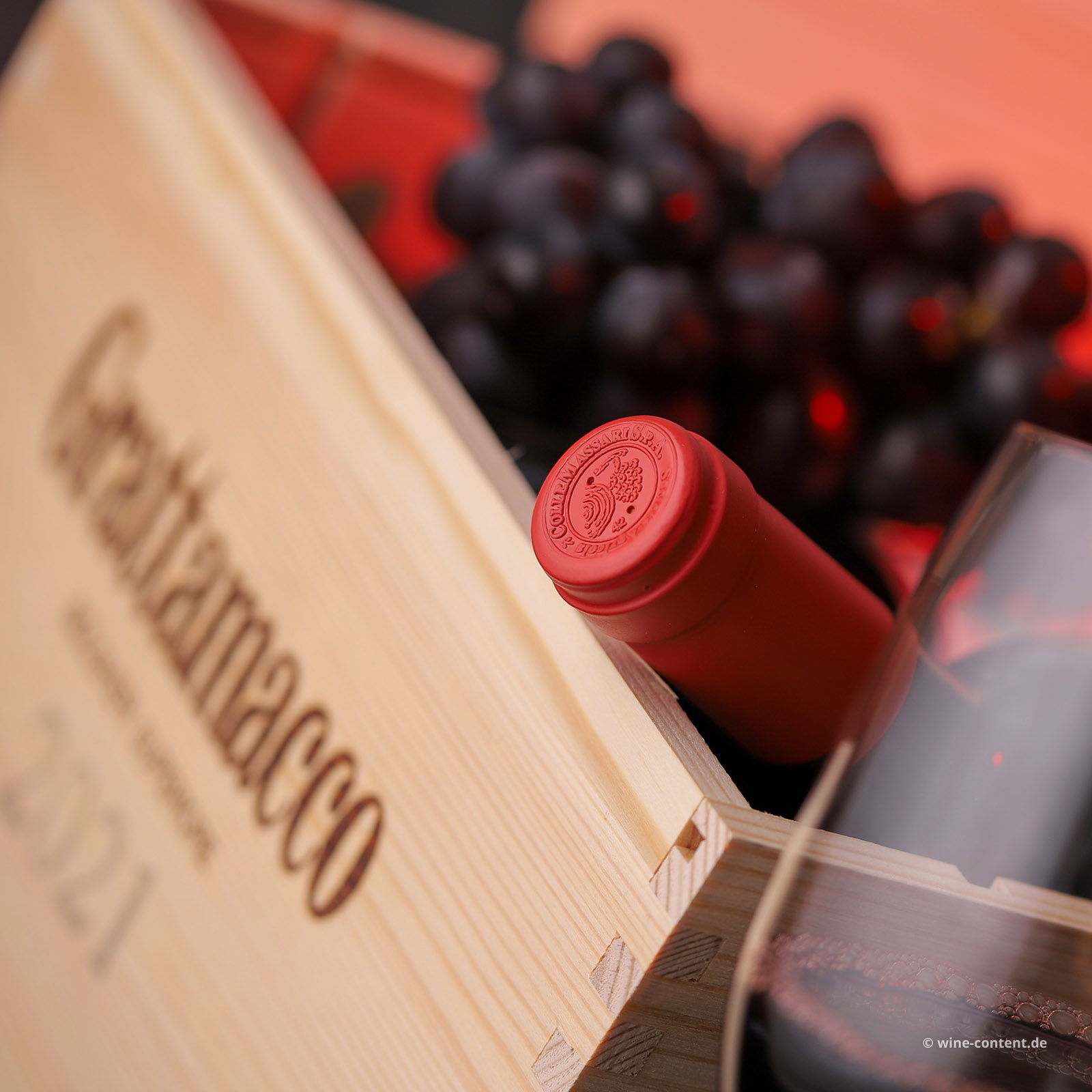6er-Holzkiste Bolgheri Rosso Superiore 2021 Bio