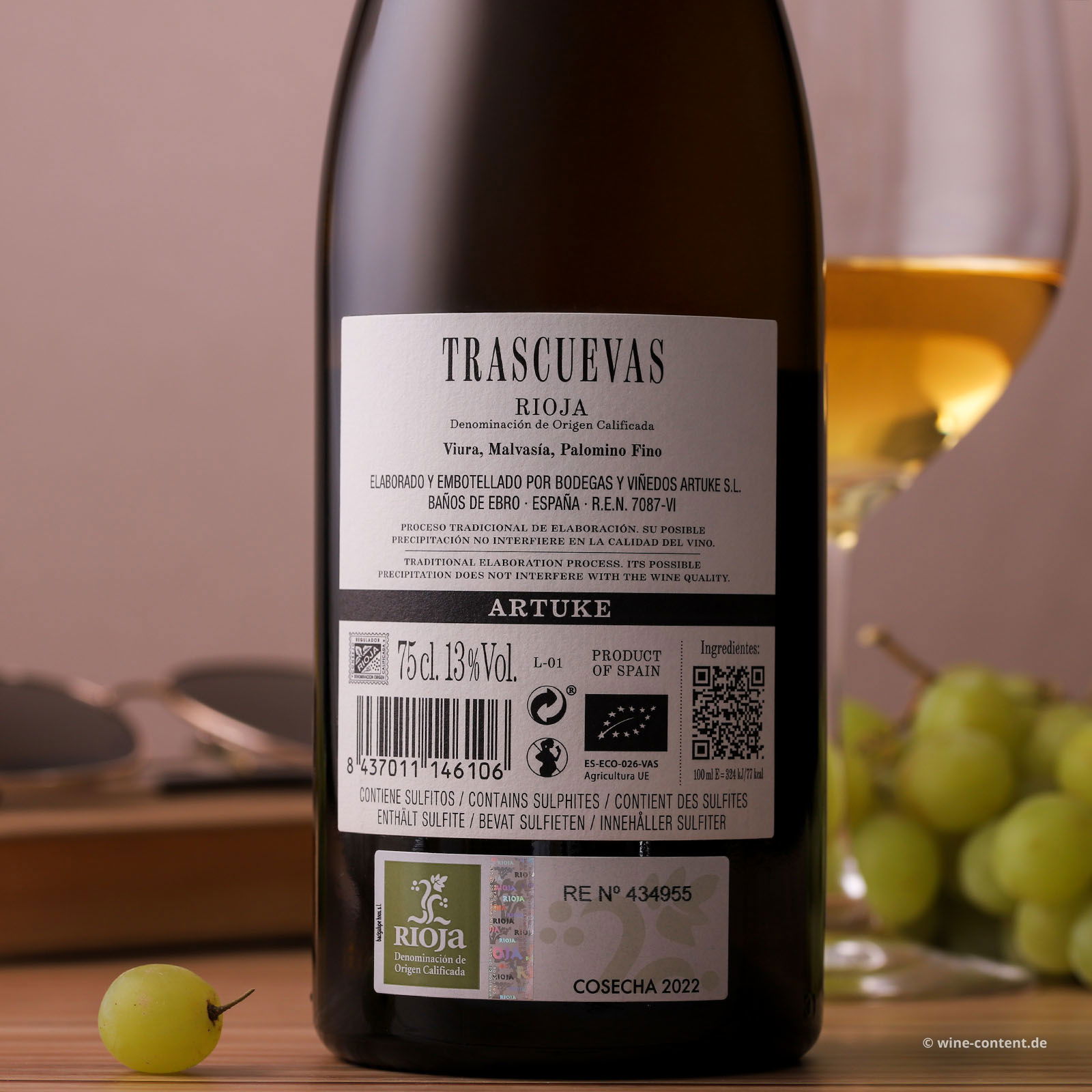 Rioja Blanco 2022 Trascuevas Bio